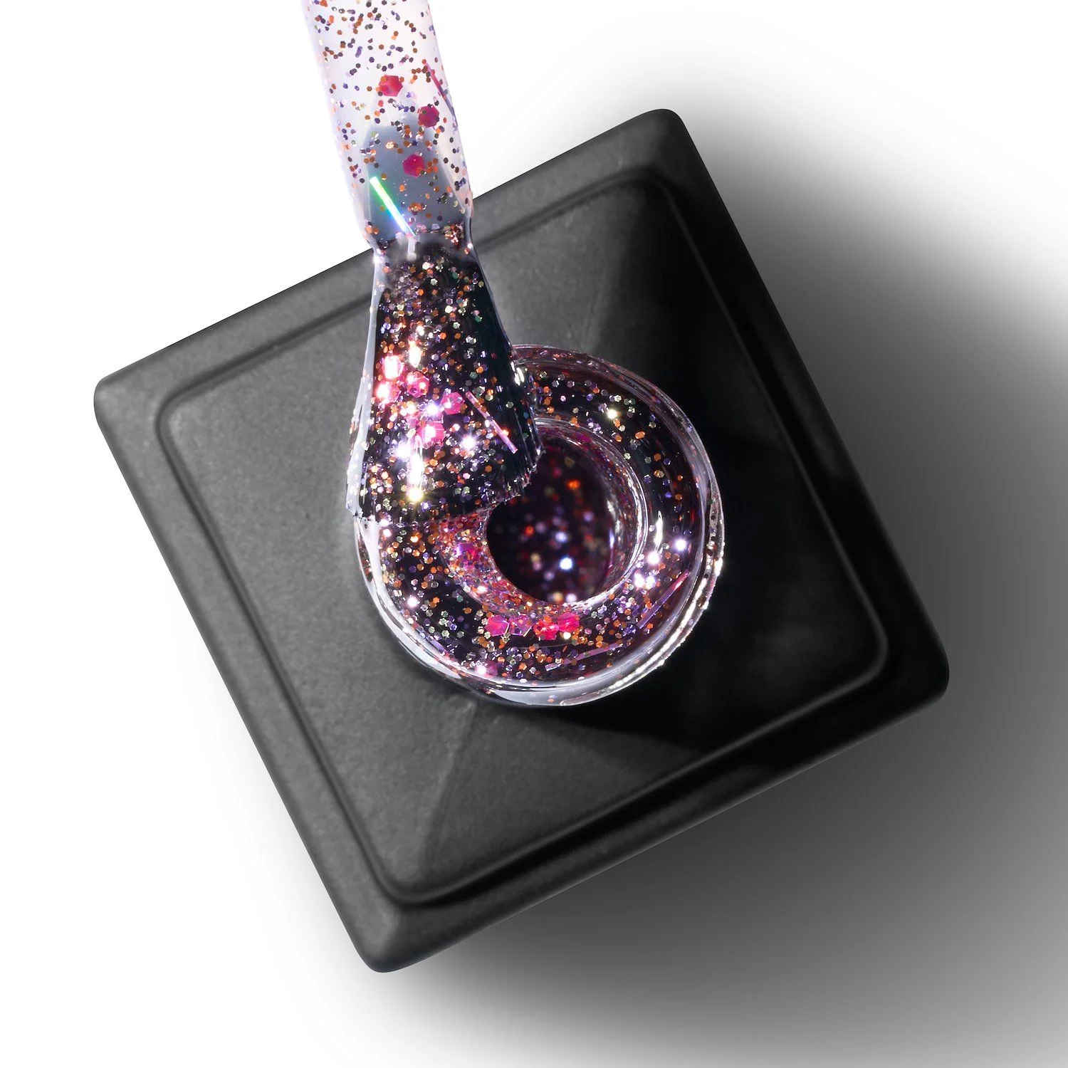 Party Gloss 15 ml - No-wipe glitter top coat - detail 1