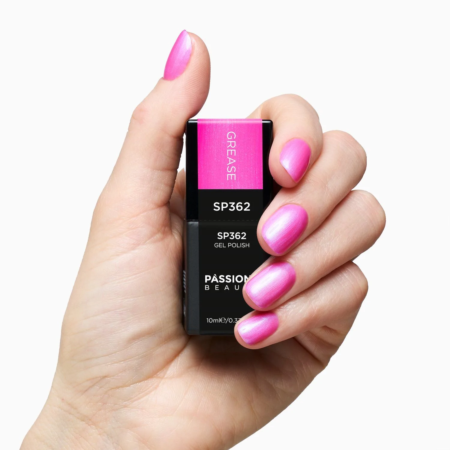 UV Nagellack NL362 Grease - UV Nagellack in Metallic Pink - Detail 3