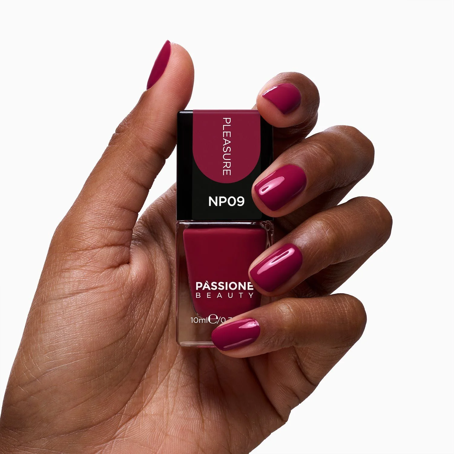Esmalte NP09 Pleasure - Esmalte color magenta cereza - detalle 3