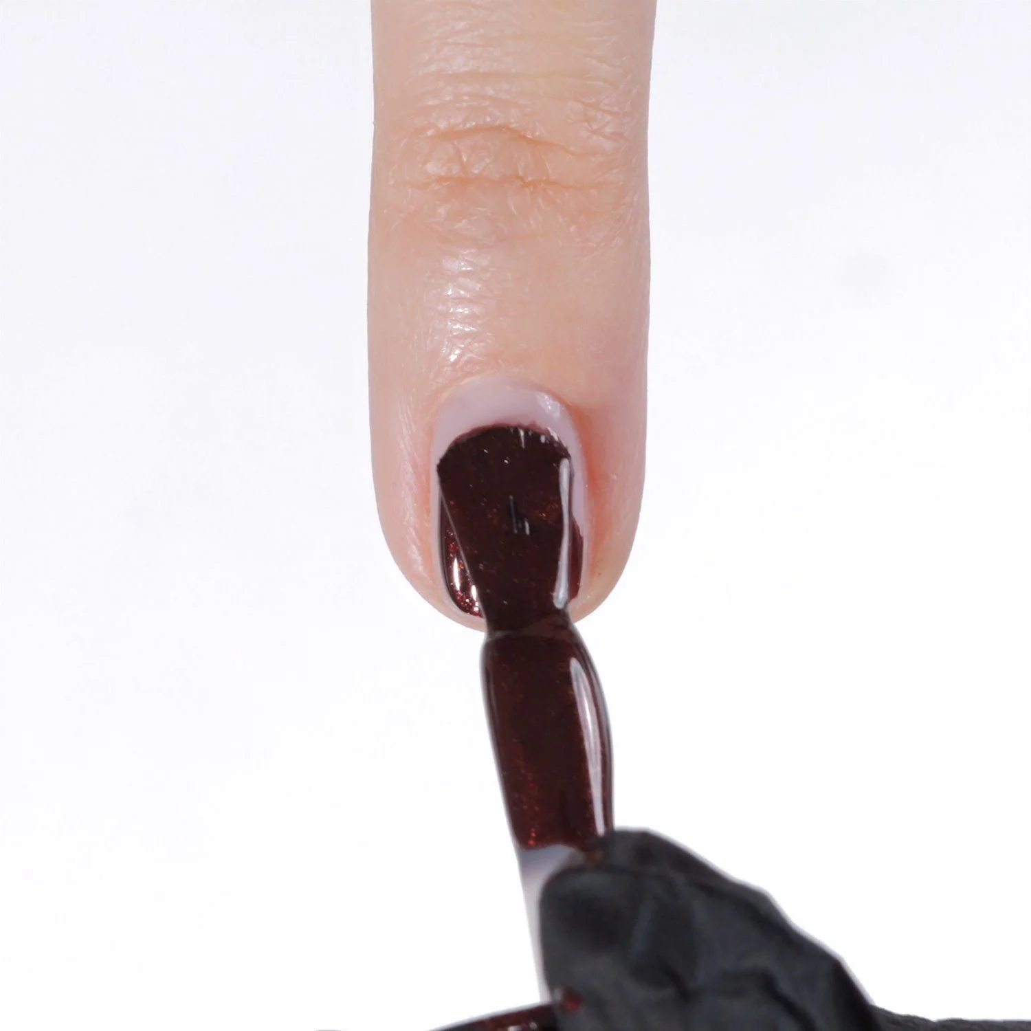 Application de Vernis semi-permanent SP813 Burnt Amber