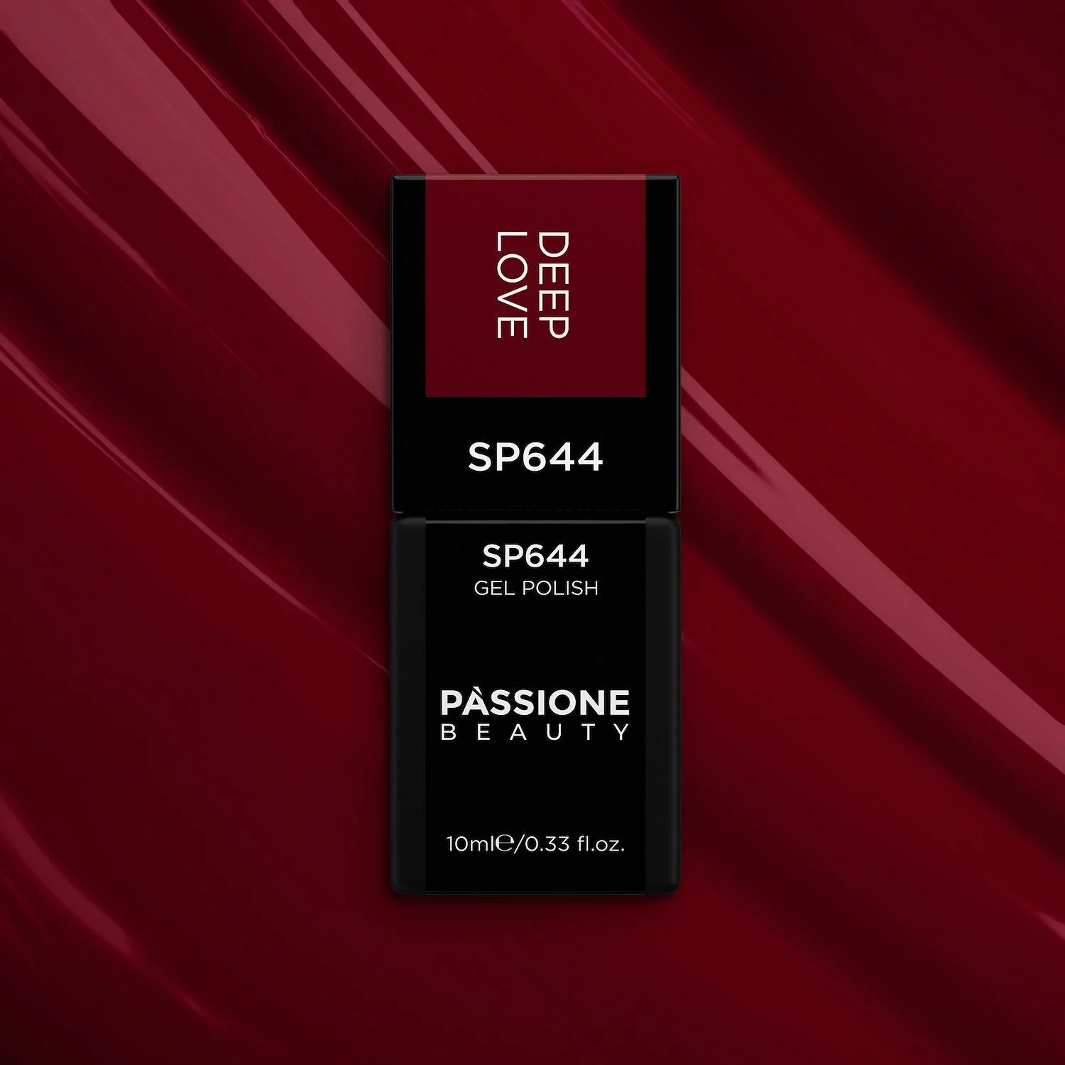 Smalto semipermanente SP644 Deep Love - Colore semipermanente bordeaux - dettaglio 2