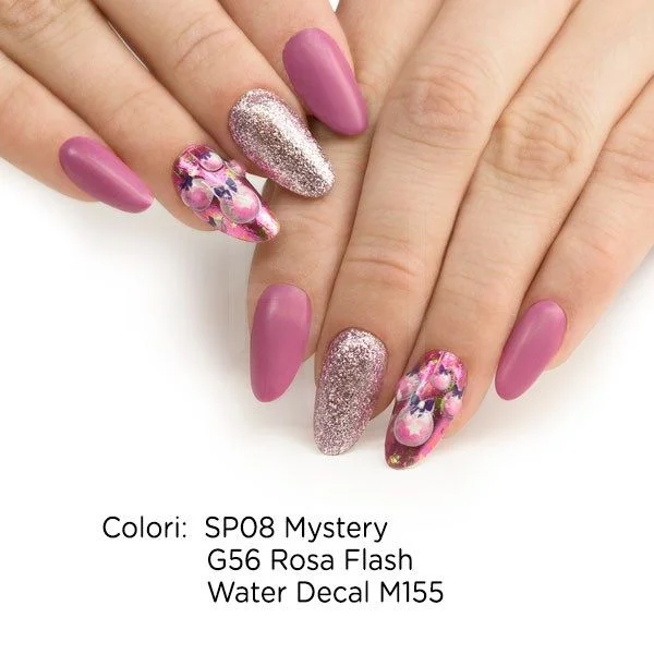 Gel Nail Polish GP08 Mystery - Dark Pink Self-Sealing Gel Polish - detail 2
