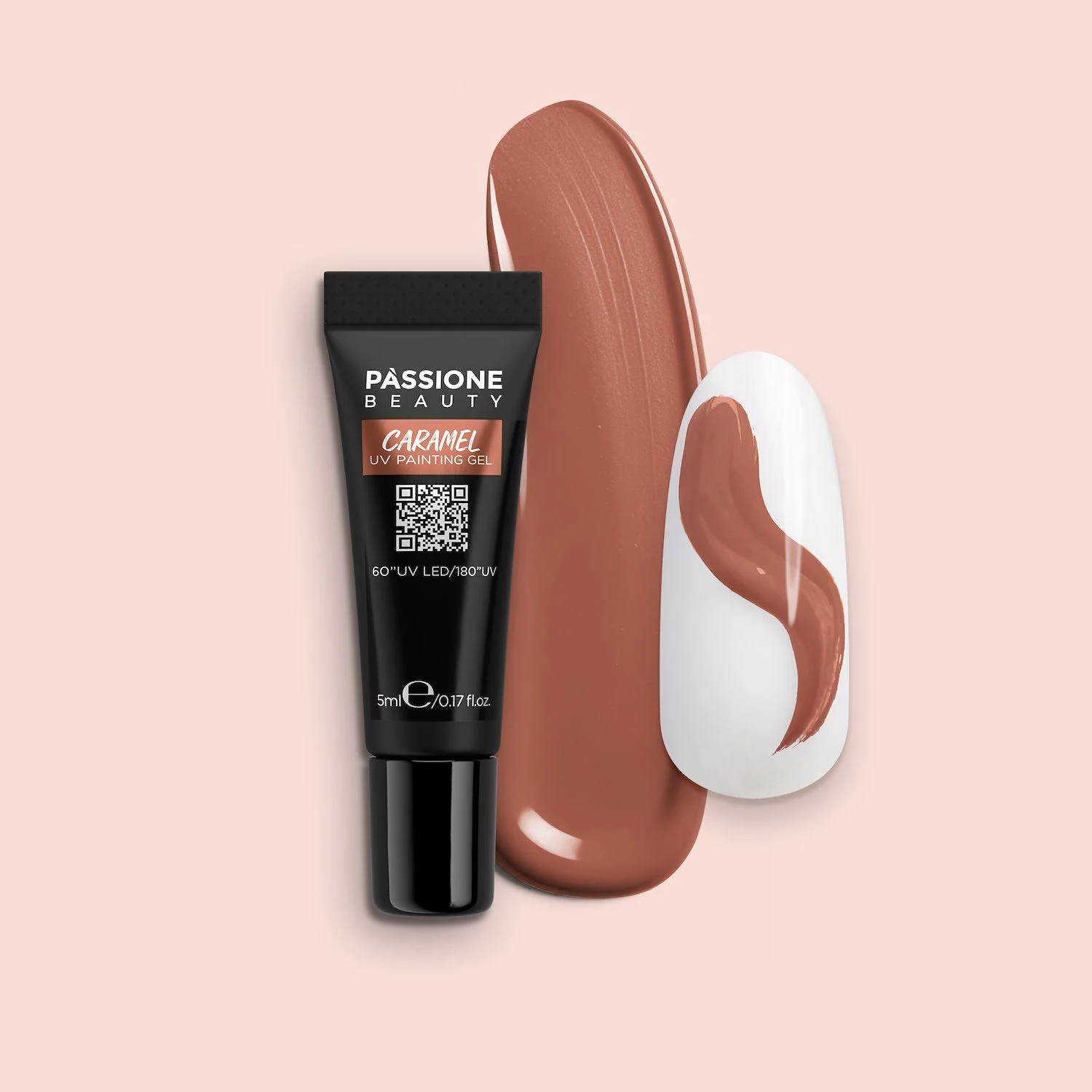Caramel UV Painting Gel - Caramel Brown UV Gel Paint