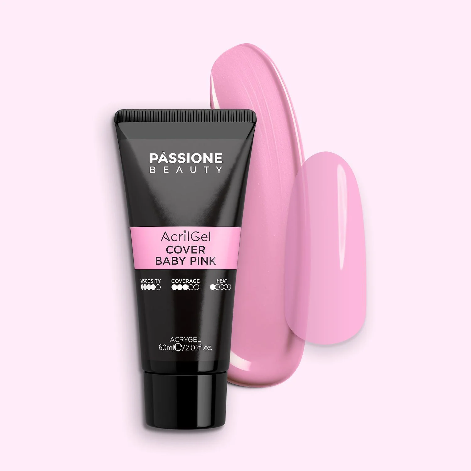 AcrilGel® Tube Cover Baby Pink-60ml - Acrylgel in deckendem hellem Pink