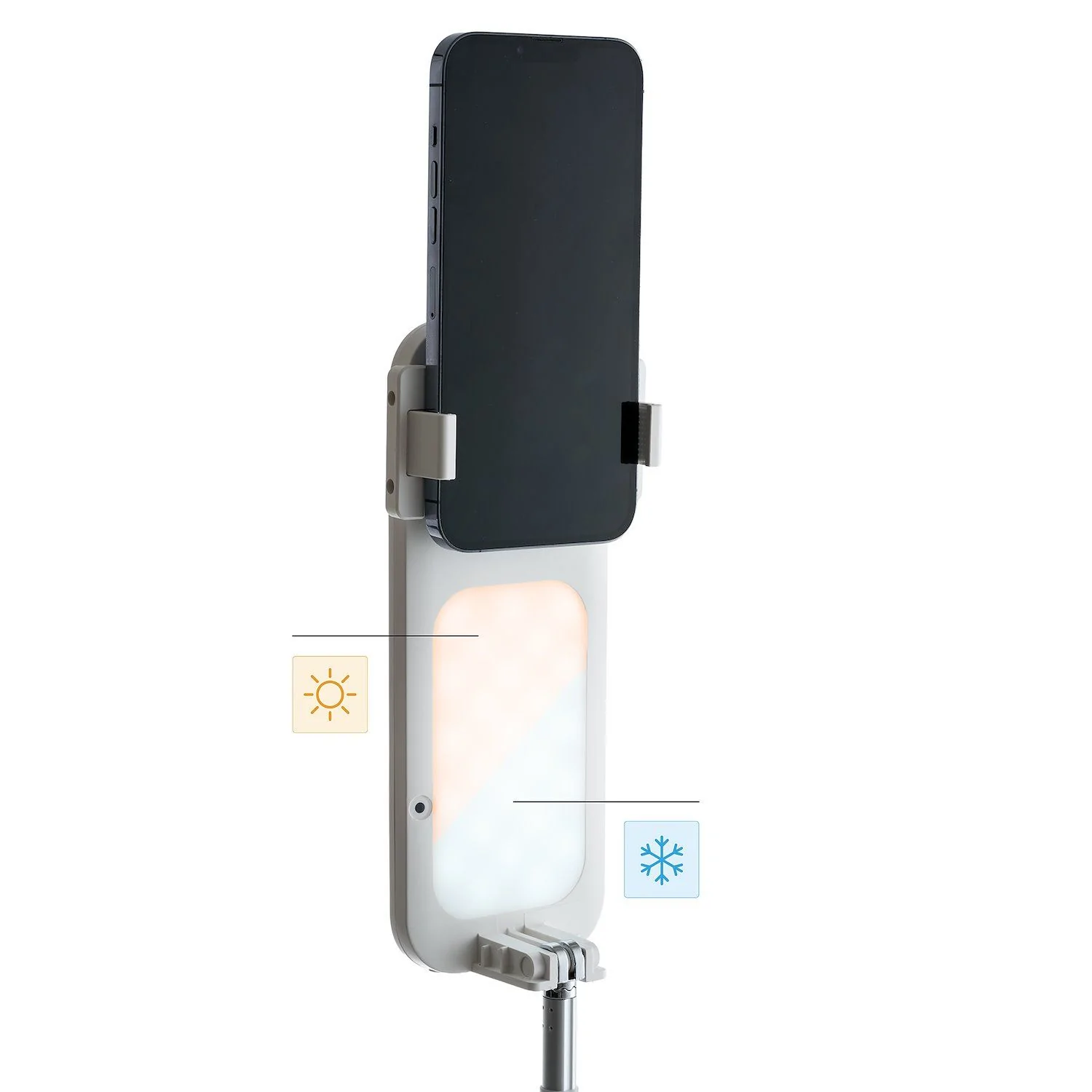 Insta-Nail - Smartphone-Halterung mit doppelter LED-Beleuchtung - Detail 3