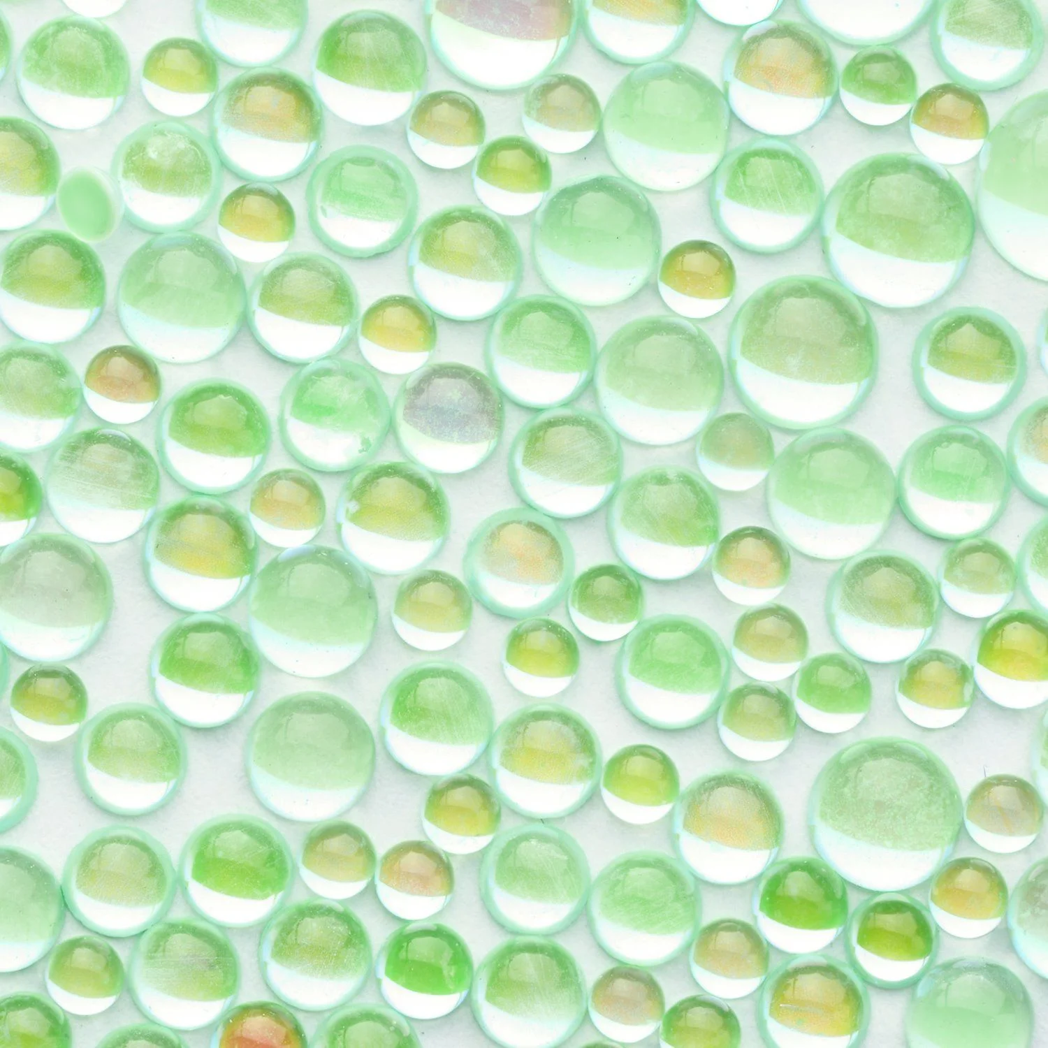 Green Drop Gems - Green Drop Gems pour ongles, couleur vert irisé - détail 1