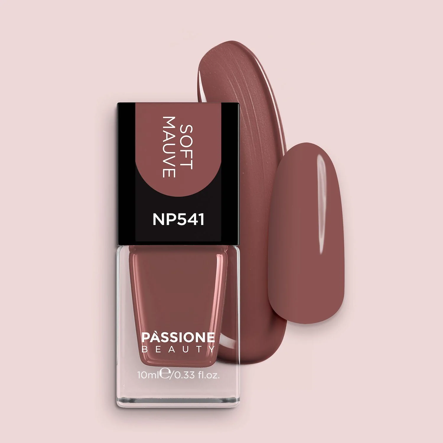 Nail Lacquer NP541 Soft Mauve - Brownish Mauve Nail Lacquer
