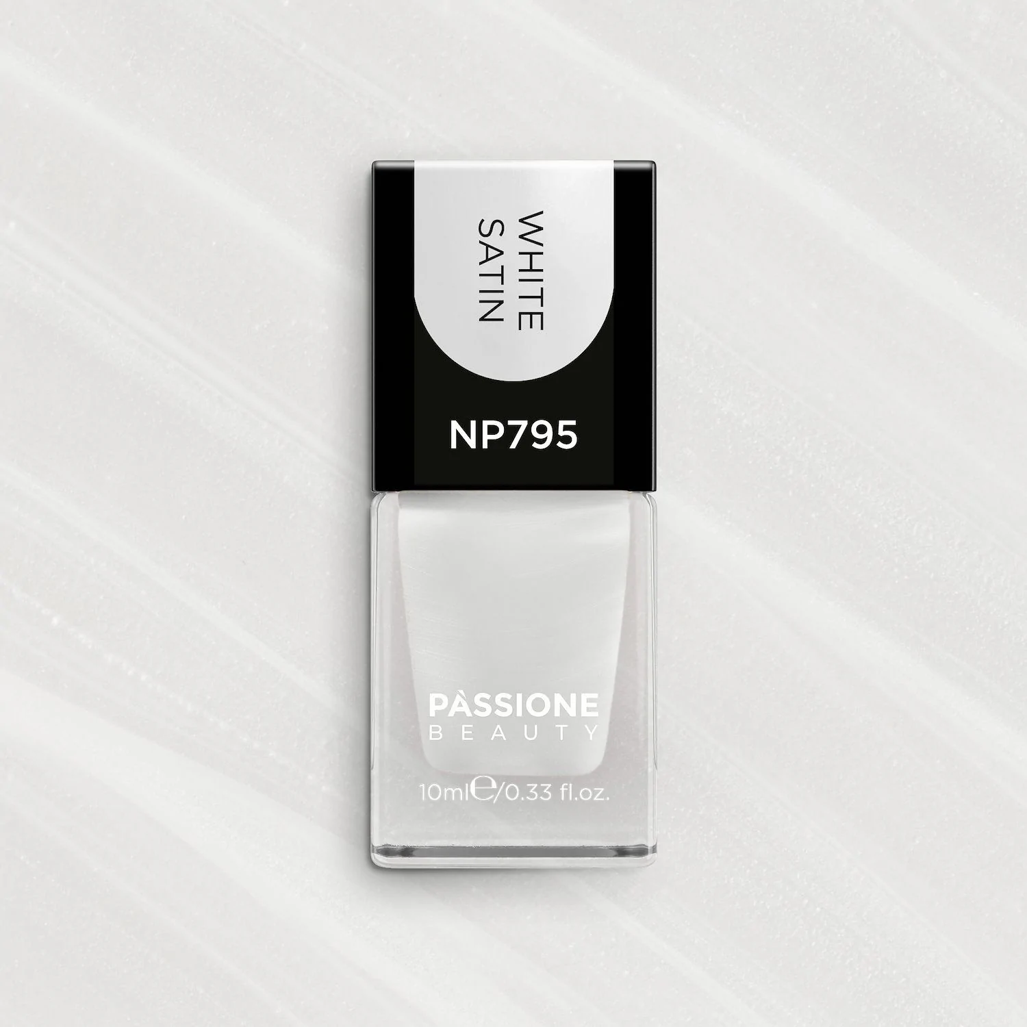 Nagellack NP795 White Satin - Perlweiß-Nagellack - Detail 3