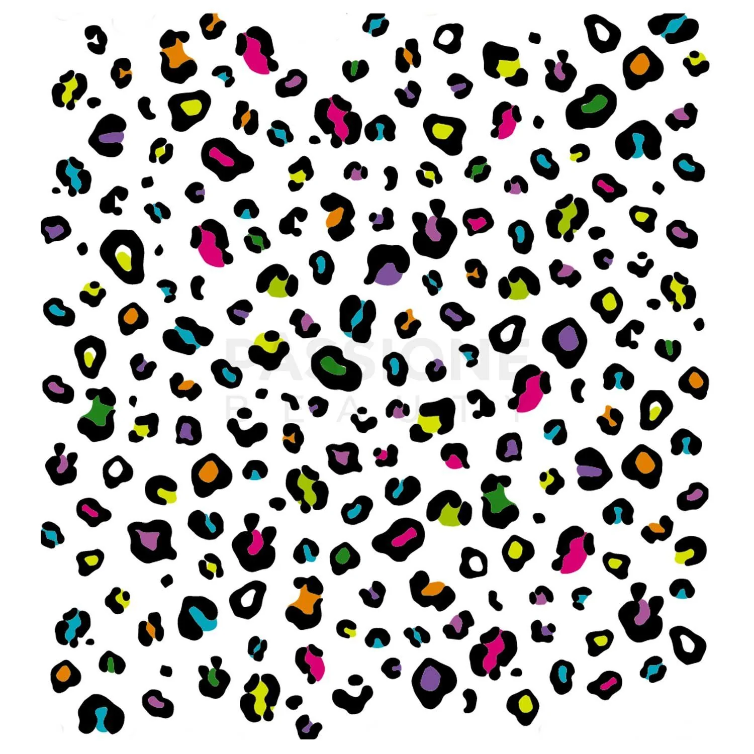 Leopard - Nail Stickers - Leopard print Nail Art stickers - detail 1
