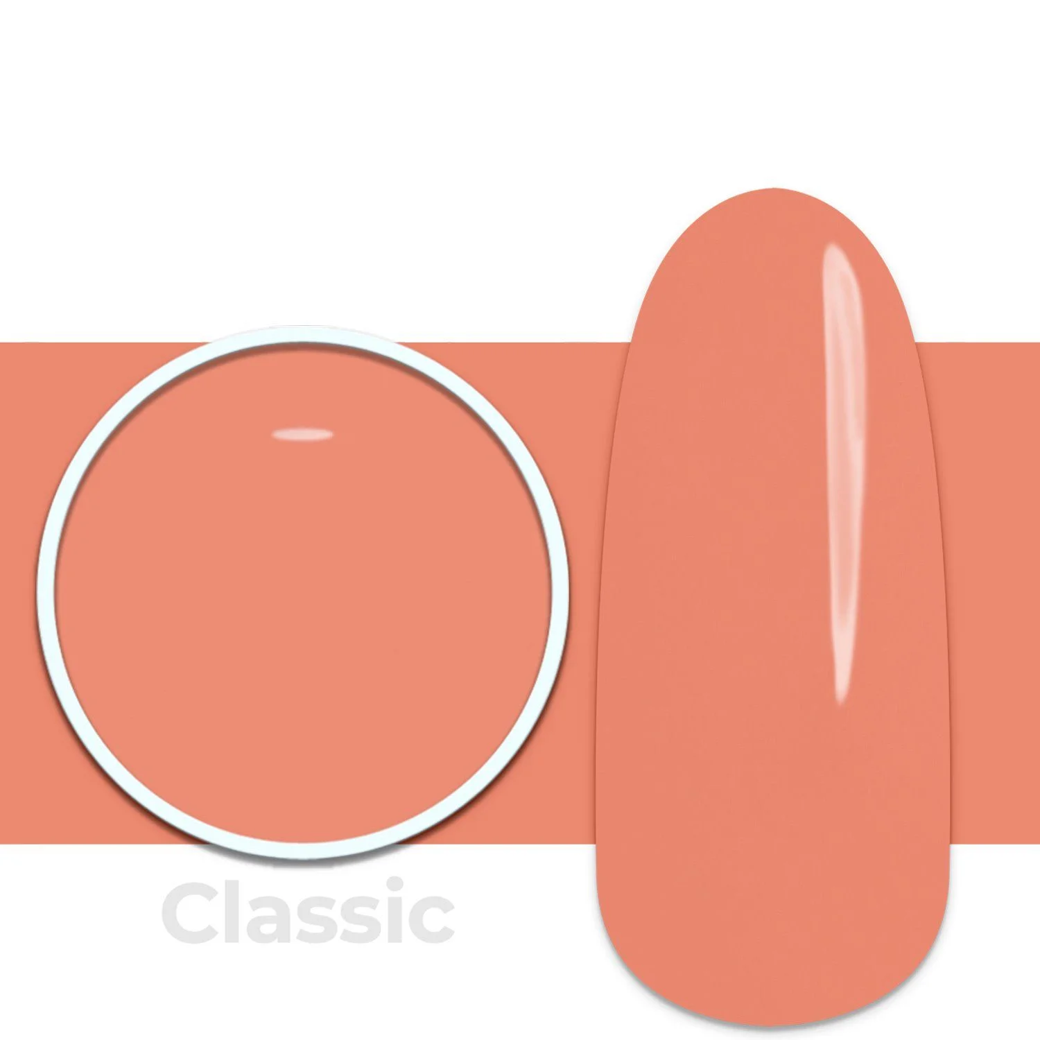 Gel Color C131 Living Coral - Gel color coral claro