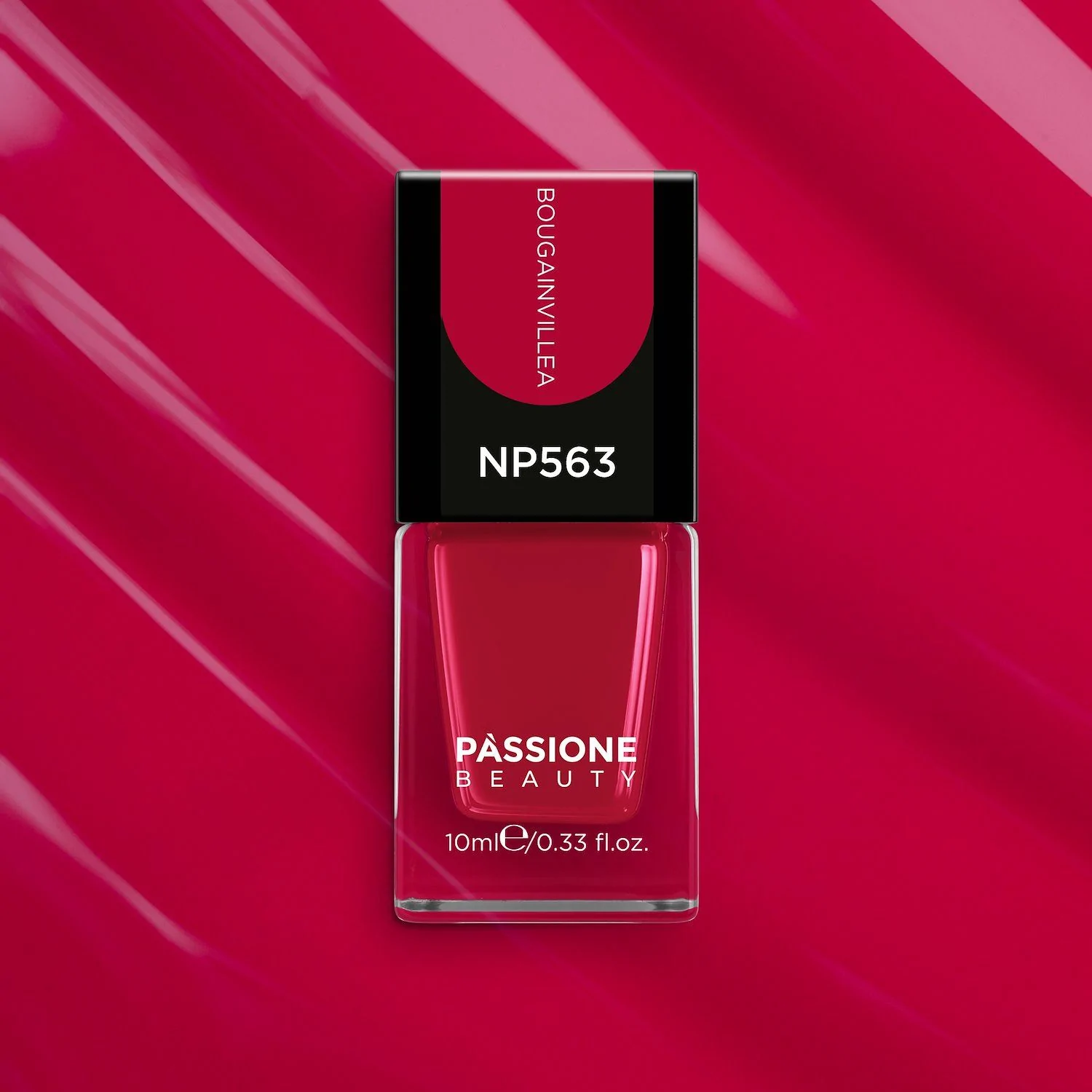 Nagellack NP563 Bougainvillea - Magentarot-Nagellack - Detail 1