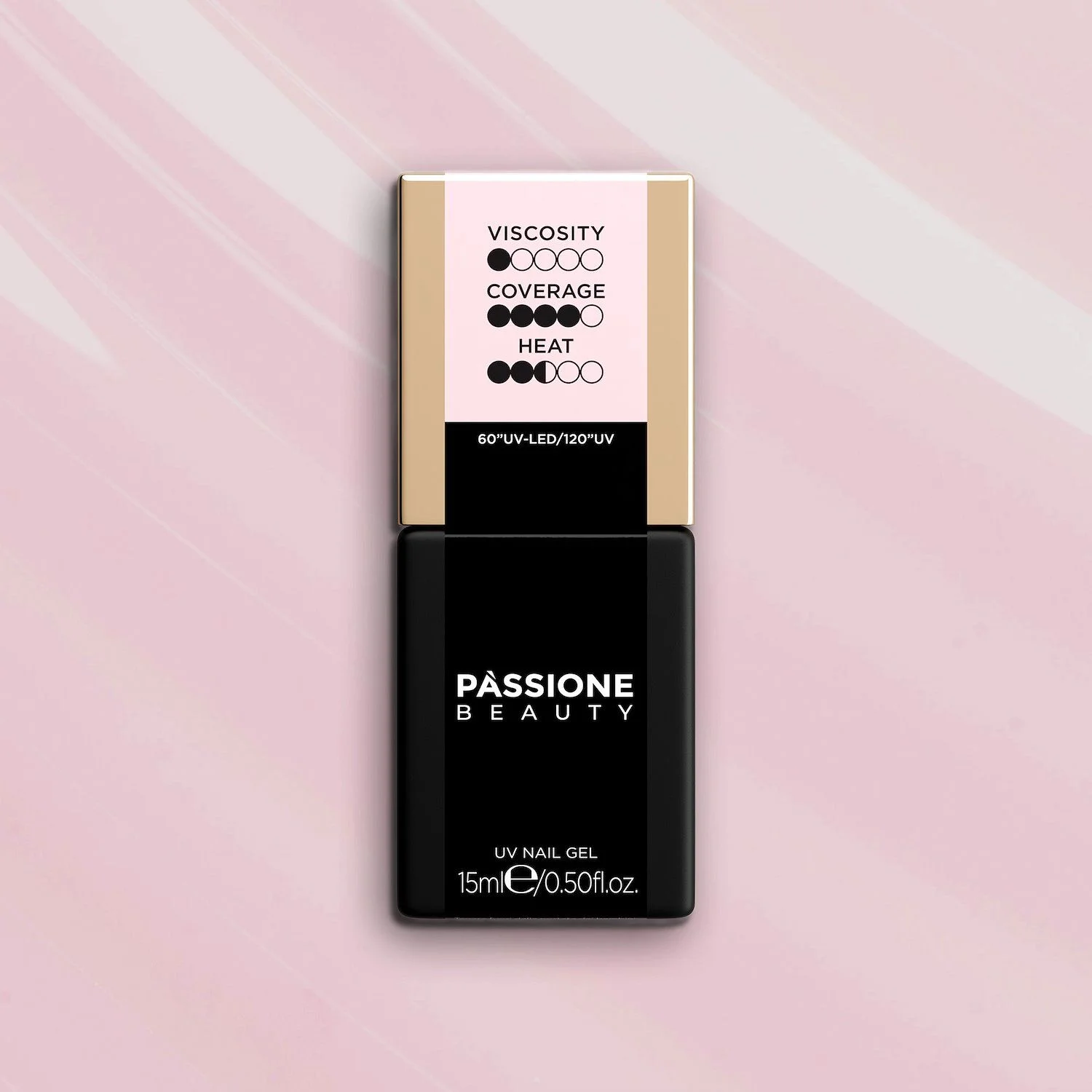 GELNIUS® Cool Pink 15 ml - Gel constructor 2 en 1 de baja viscosidad rosa frío - detalle 3