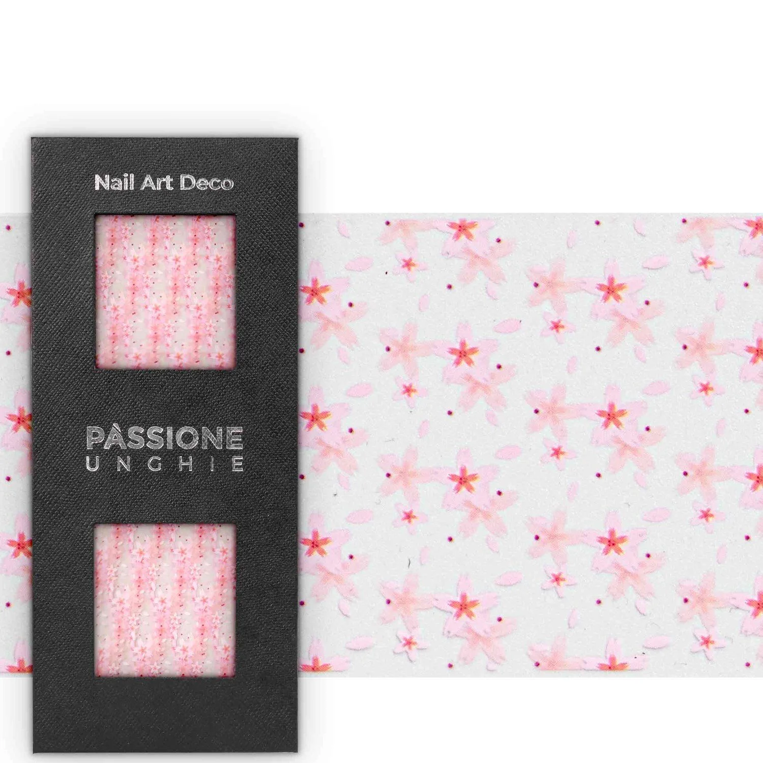 Pink Rainlily - Transfer Foil - Nail Transfer Foil - stylised flowers