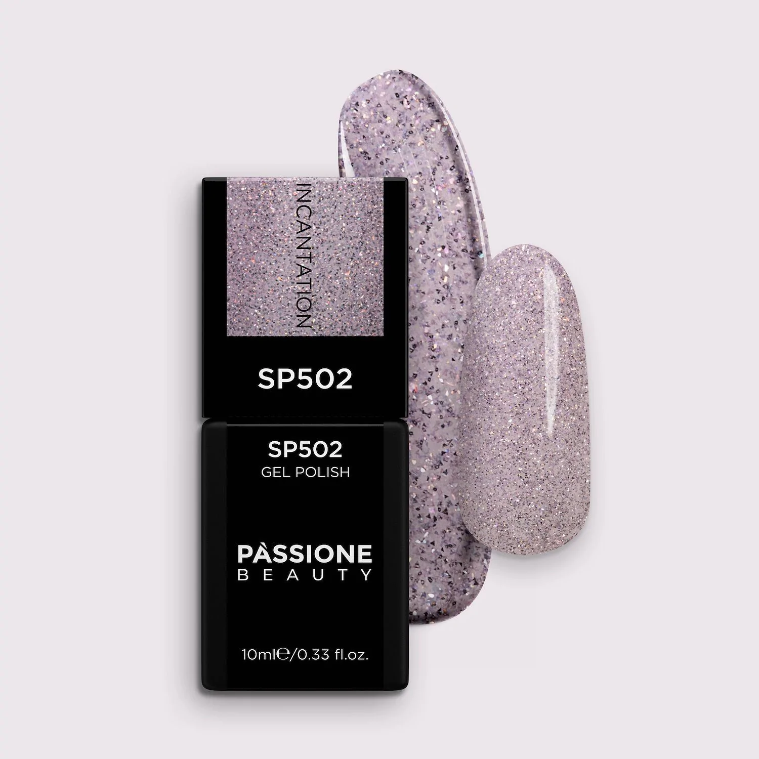Gel Polish SP502 Incantation - Glitter Pink Gel Polish withreflective effect