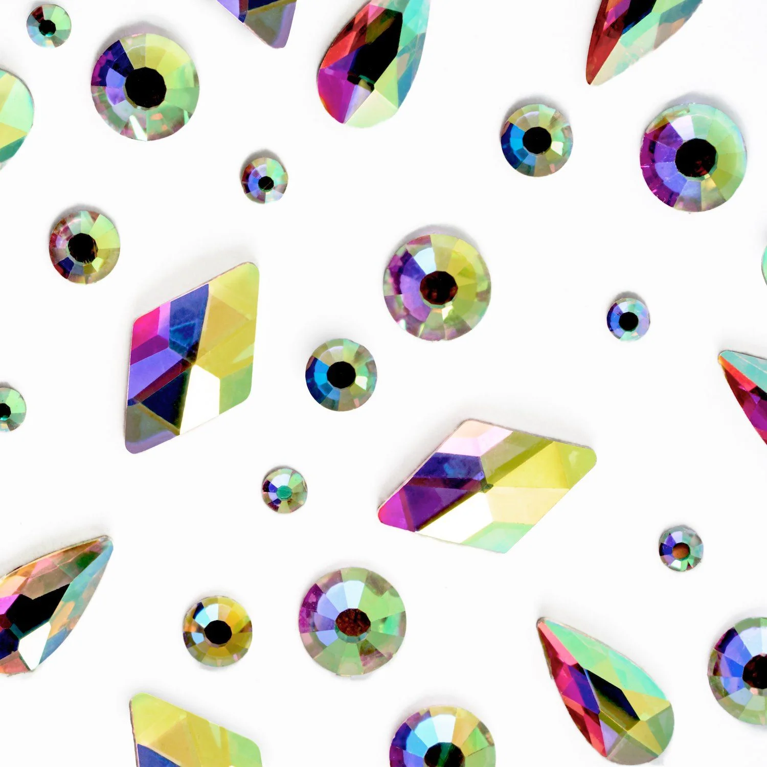 Boreal Gems Mix - Gems mix for nail art, rainbow colour - detail 1