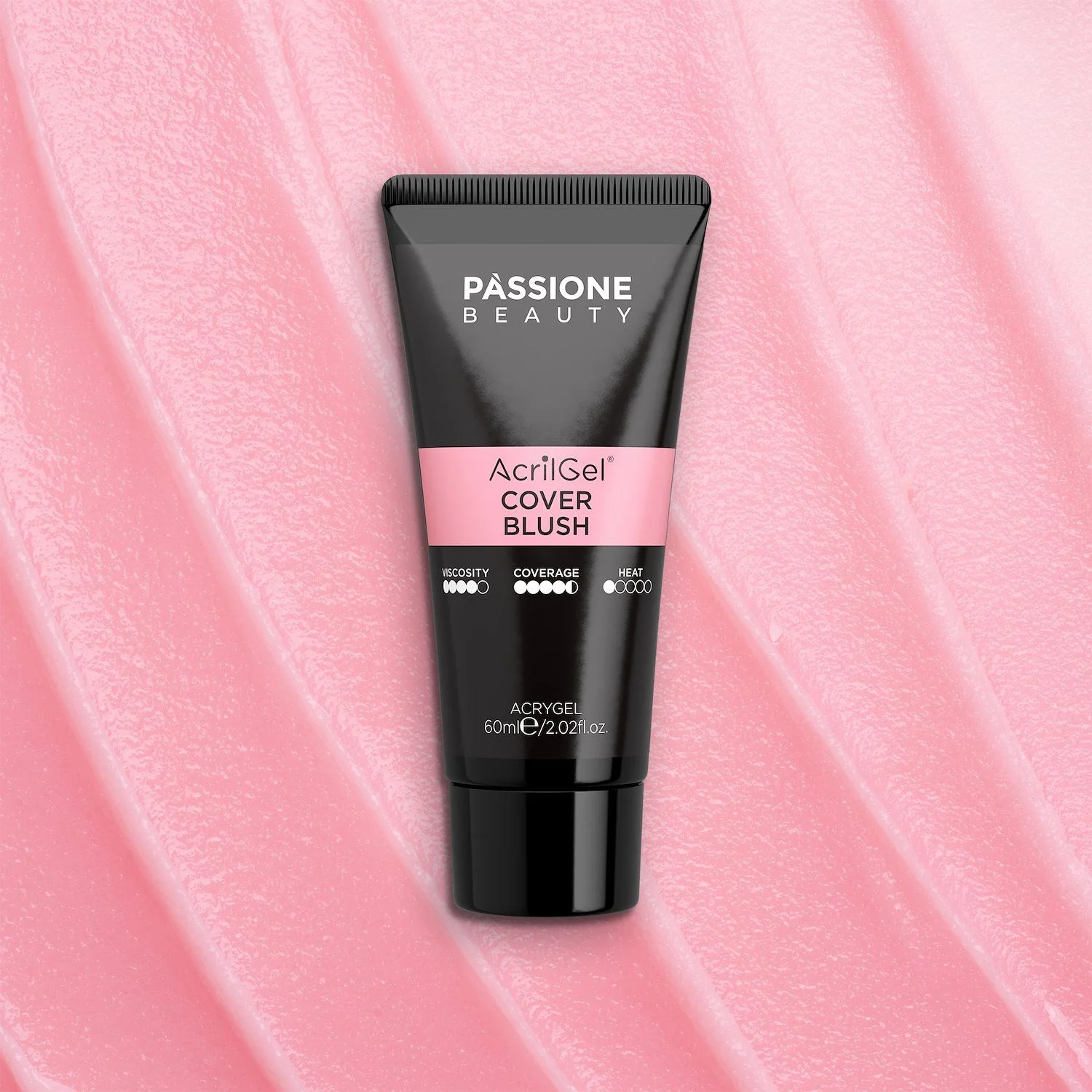 Acrygel® Cover Blush 60 ml - Acrylic Gel Opaque Warm Pink - detail 1