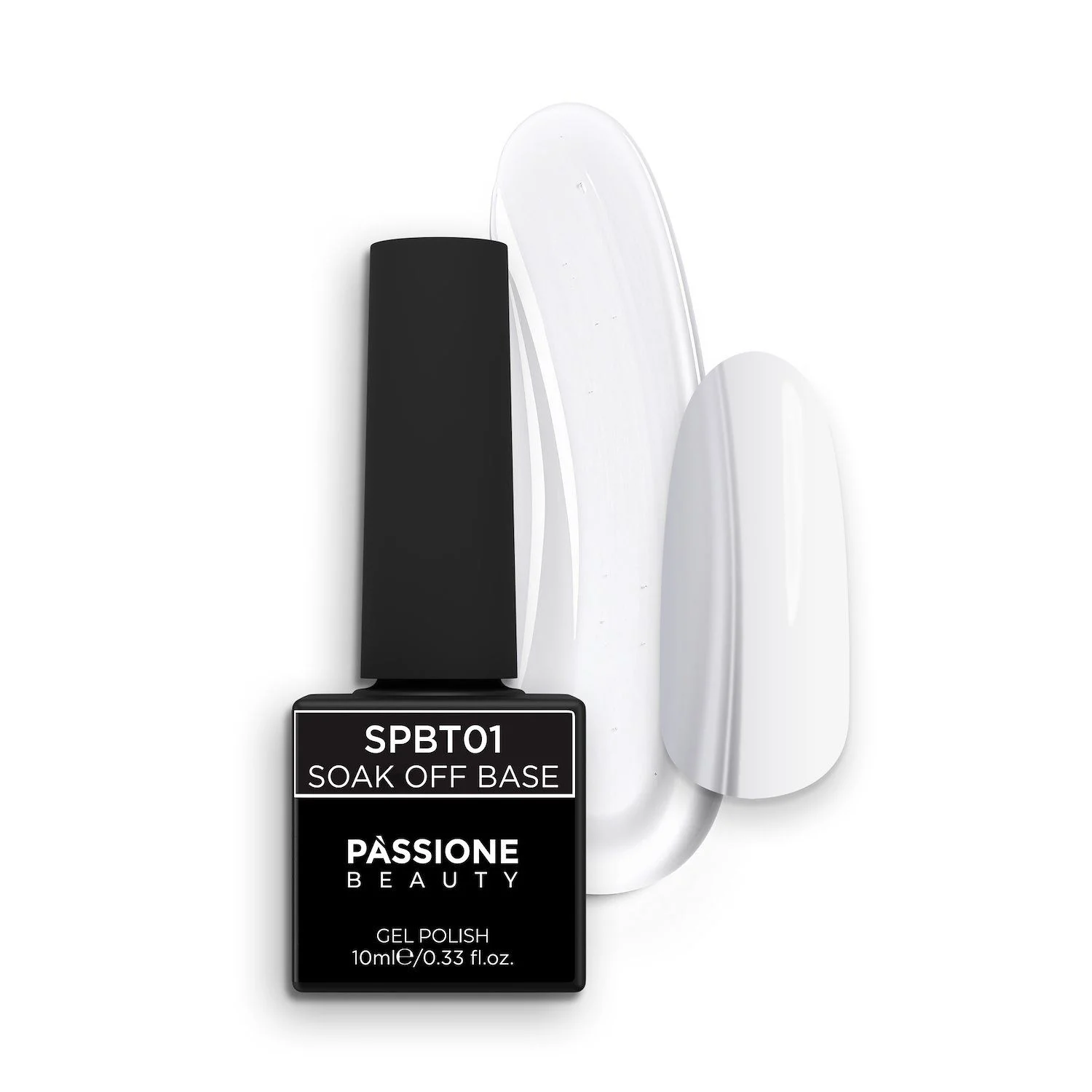 Base Soak Off 10 ml - Base semi-permanente transparente pour usage professionnel
