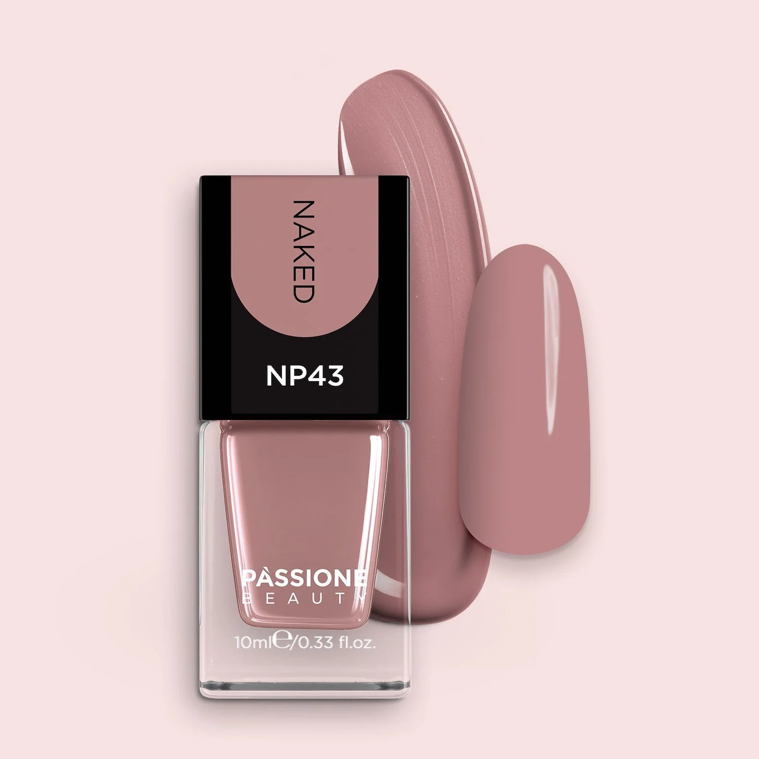 Nagellack NP43 Naked - Nude-Nagellack