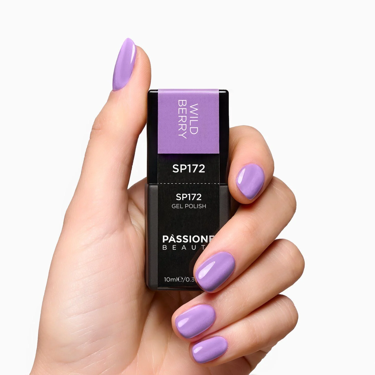 Gel Nail Polish GP172 Wild Berry  - Fluorescent Pastel Lilac Gel Polish - detail 1