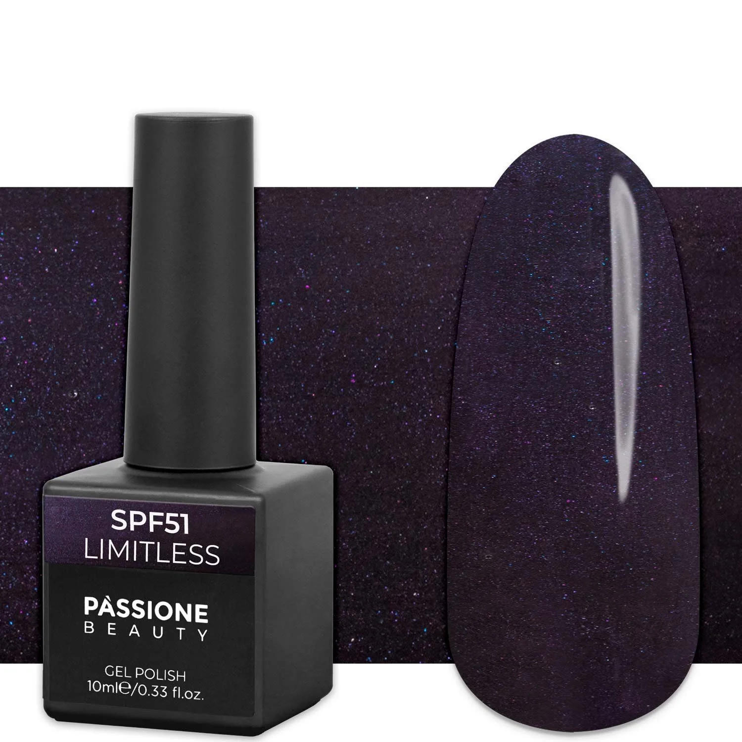 Gel Nail Polish GPF51 Limitless  - GPF51 Limitless gel polish, between blue and dark violet