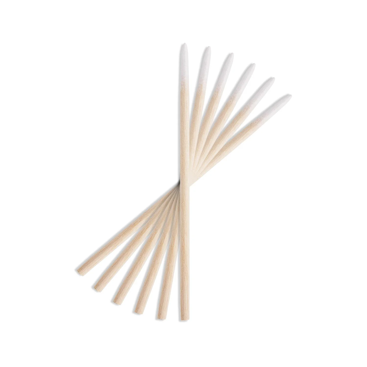 Palitos de naranja con punta de algodón – 100 unidades - Palitos de naranja desechables pequeños – 100 unidades