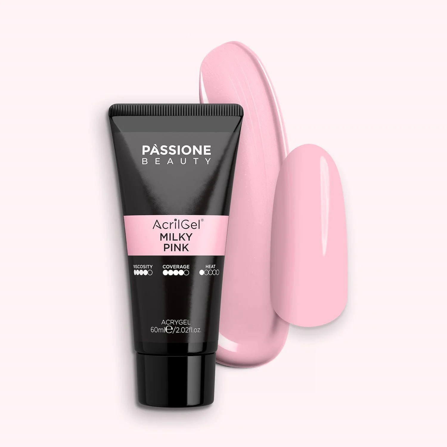 AcrilGel® Milky Pink 60 ml - Gel-Acrilico rosa coprente