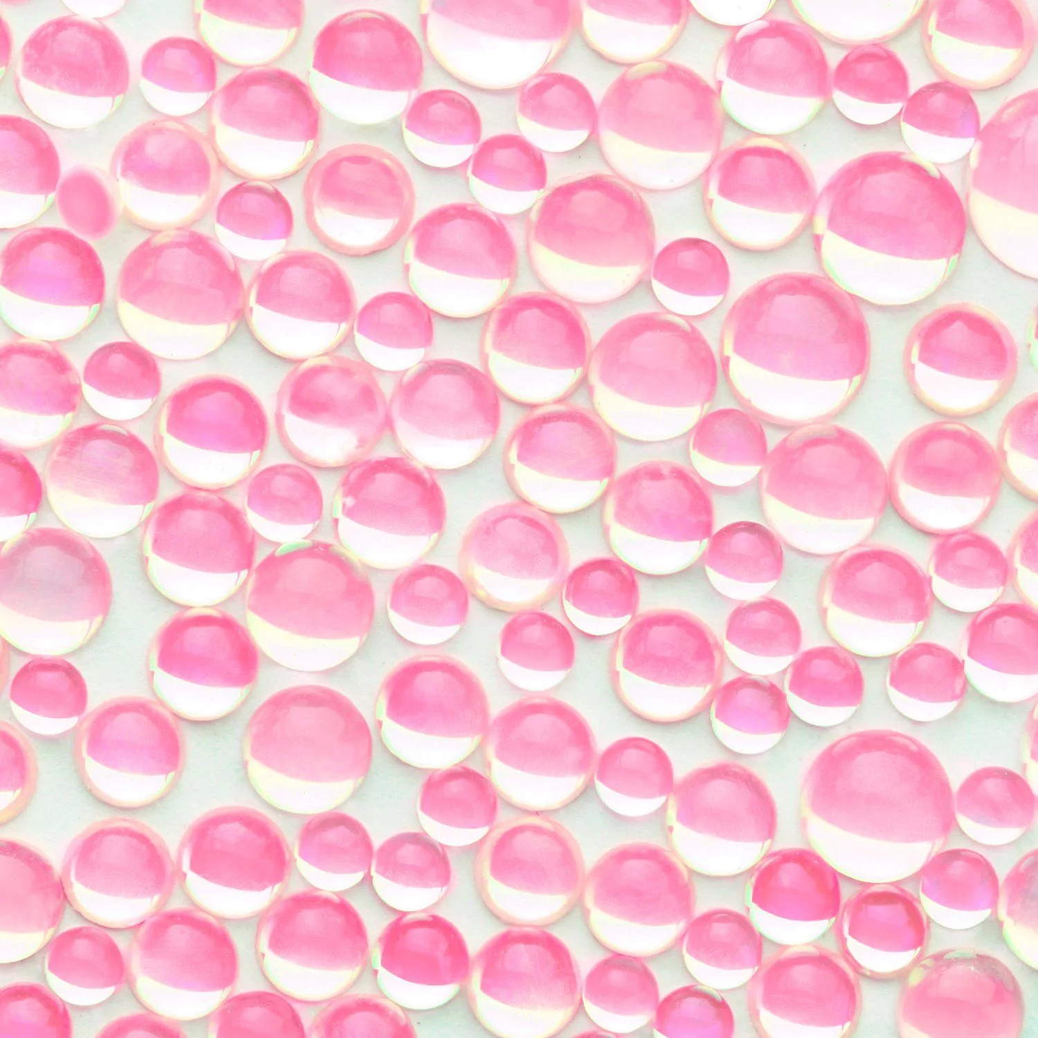 Fuchsia Drop Gems - Gemas para uñas, color fucsia iridiscente - detalle 1