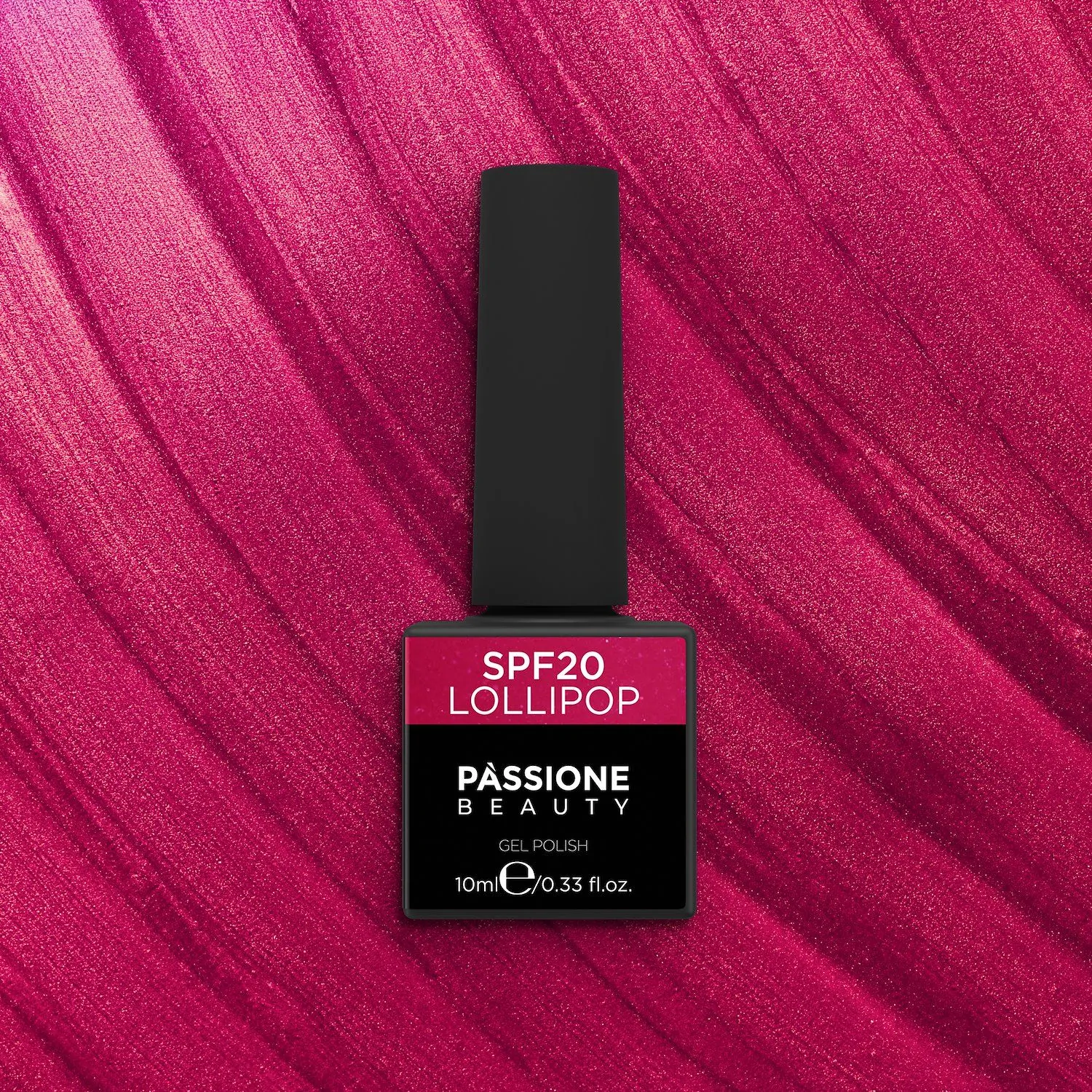 Esmalte Semipermanente EPF20 Lollipop - Esmalte semipermanente EPF20 Lollipop, fucsia oscuro, reflejos metálicos - detalle 2