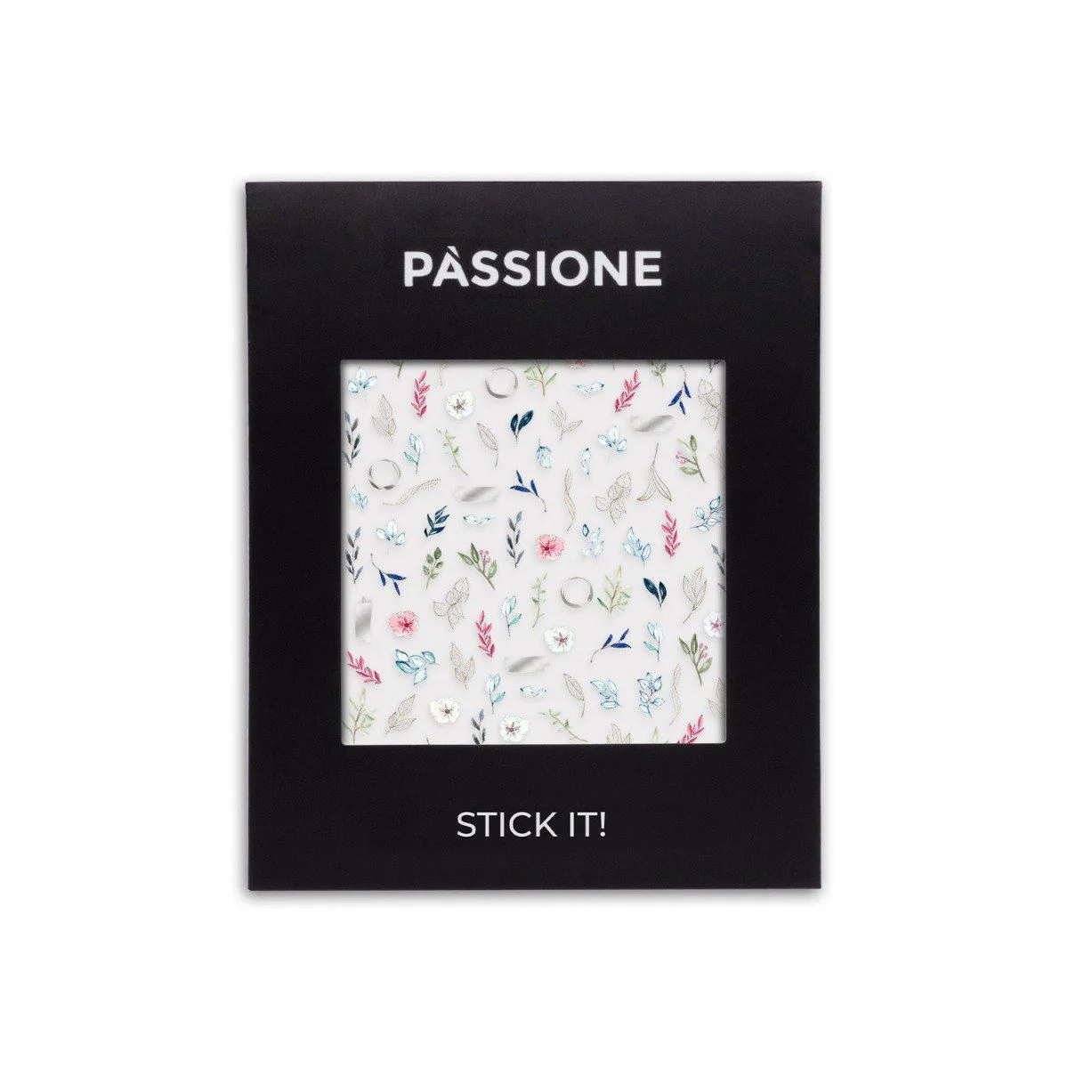 Graceful - Stickers - Pink and silver Nail stickers