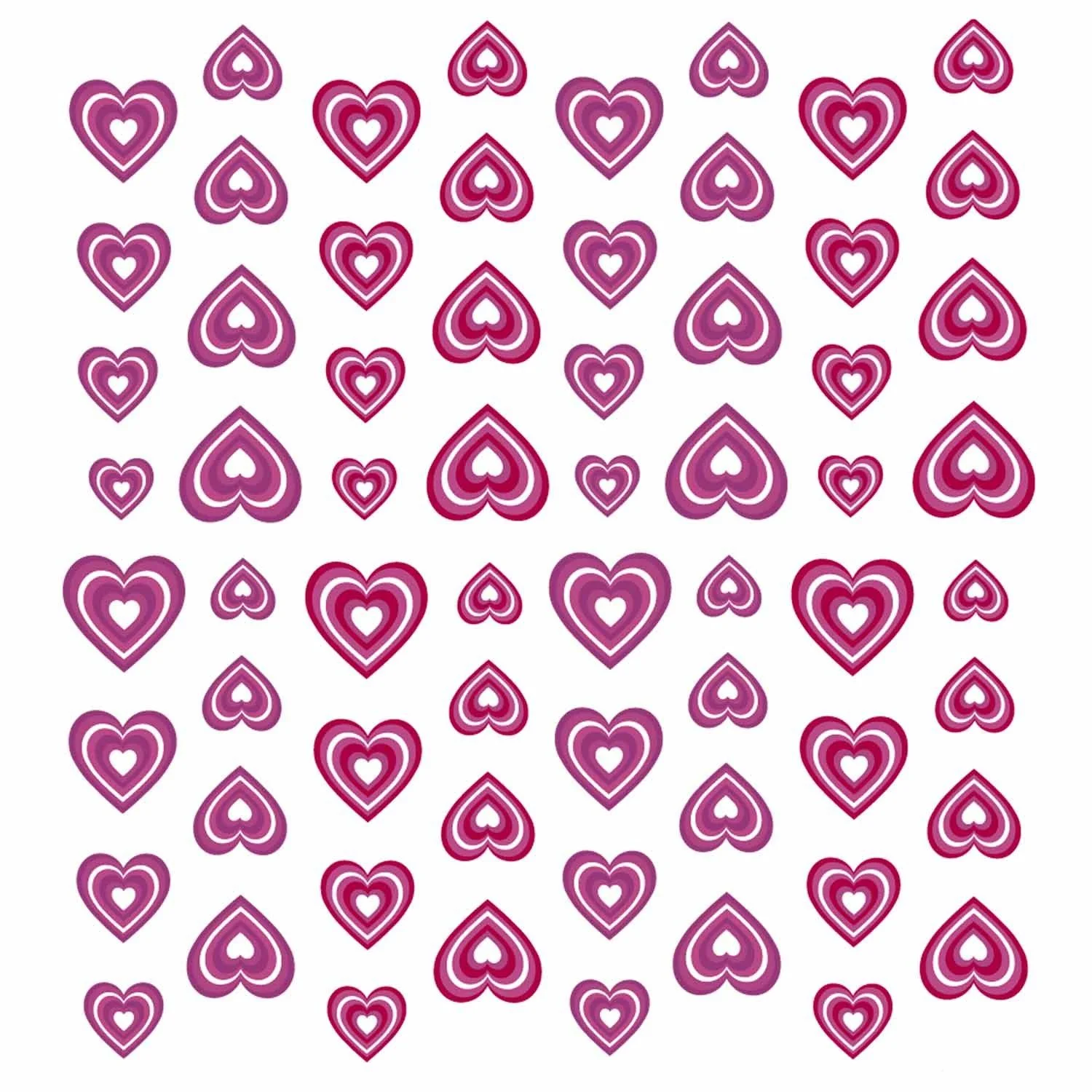 Crazy Love - Nail Stickers - Nail art stickers with hearts - detail 1