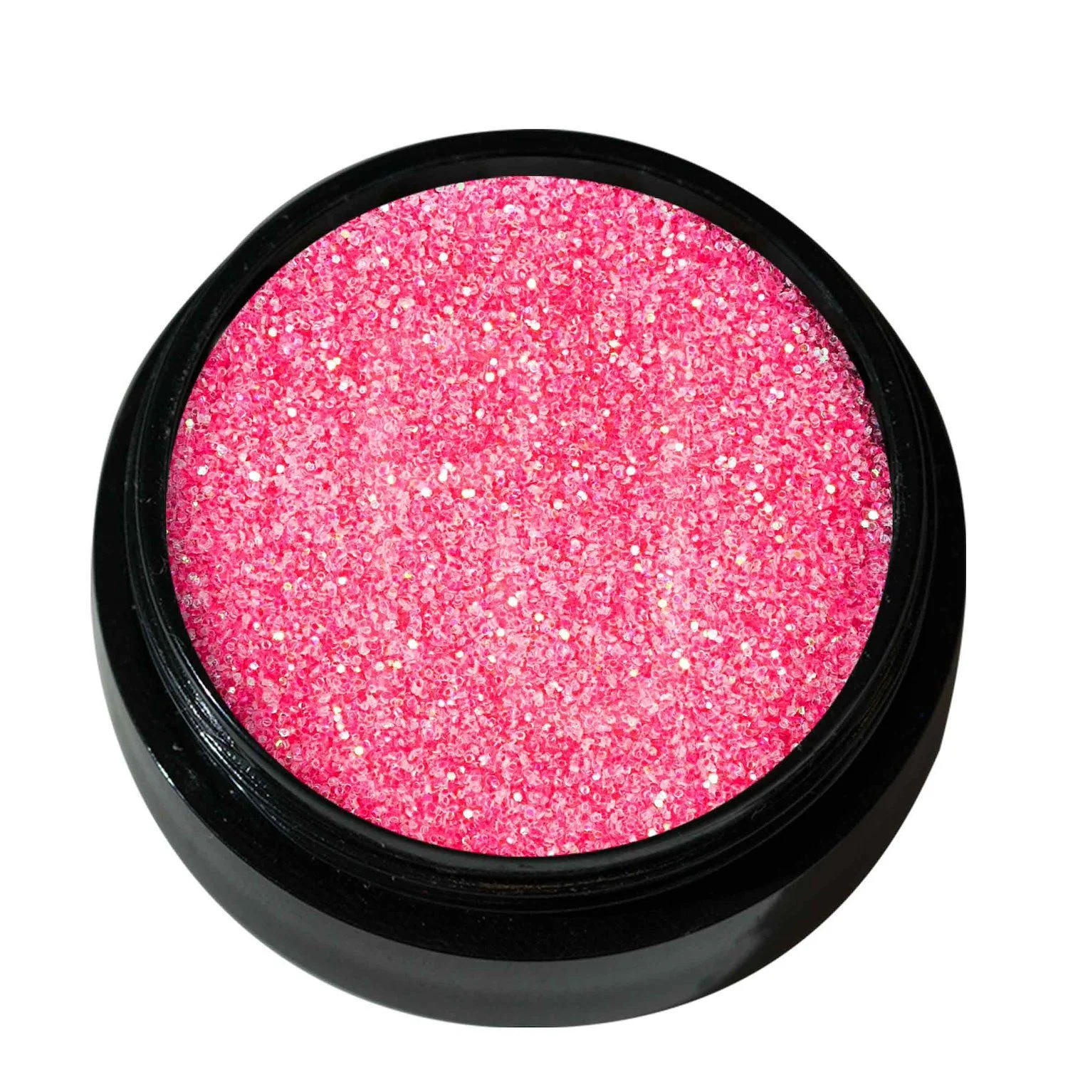 Summer Smoothie Glitter - Holographic light pink and yellow nail glitter - detail 3