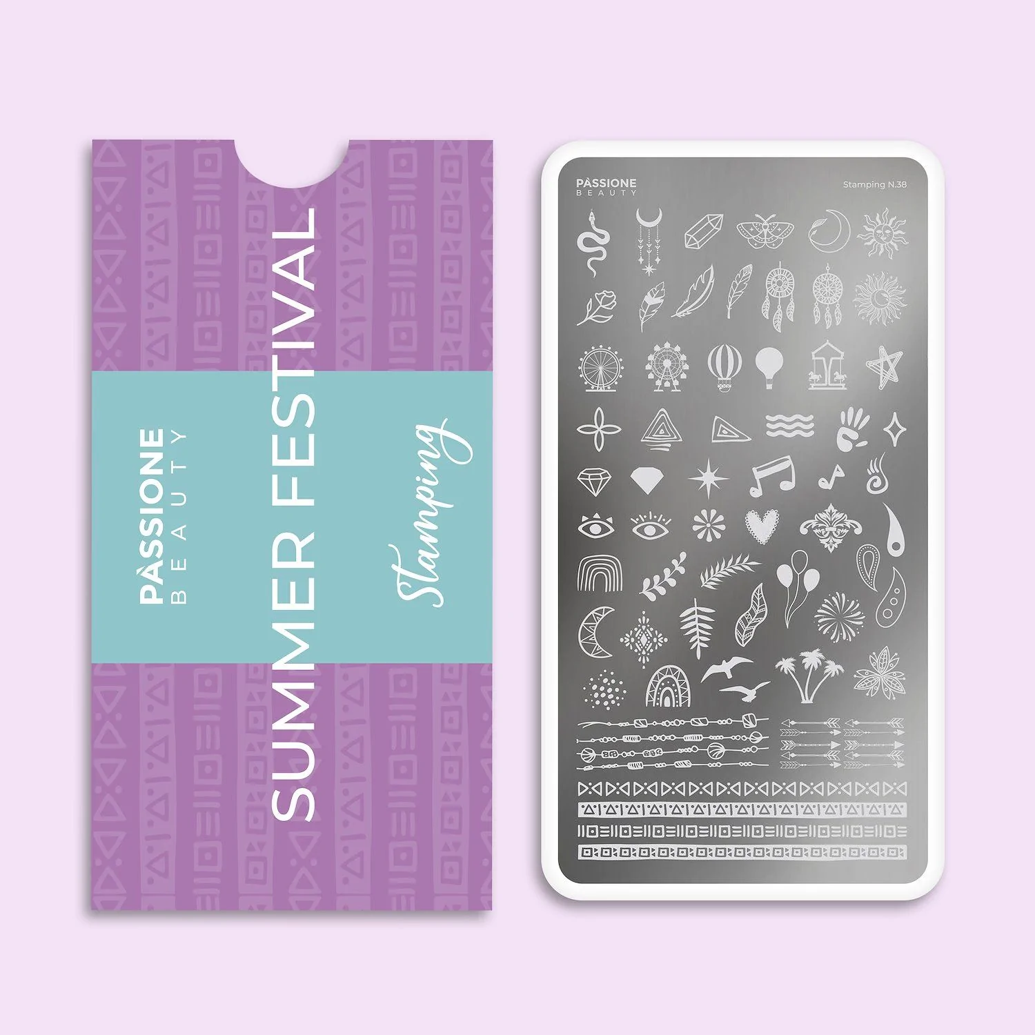 Summer Festival - Piastra Stamping - Piastra per stamping con decorazioni feste estive