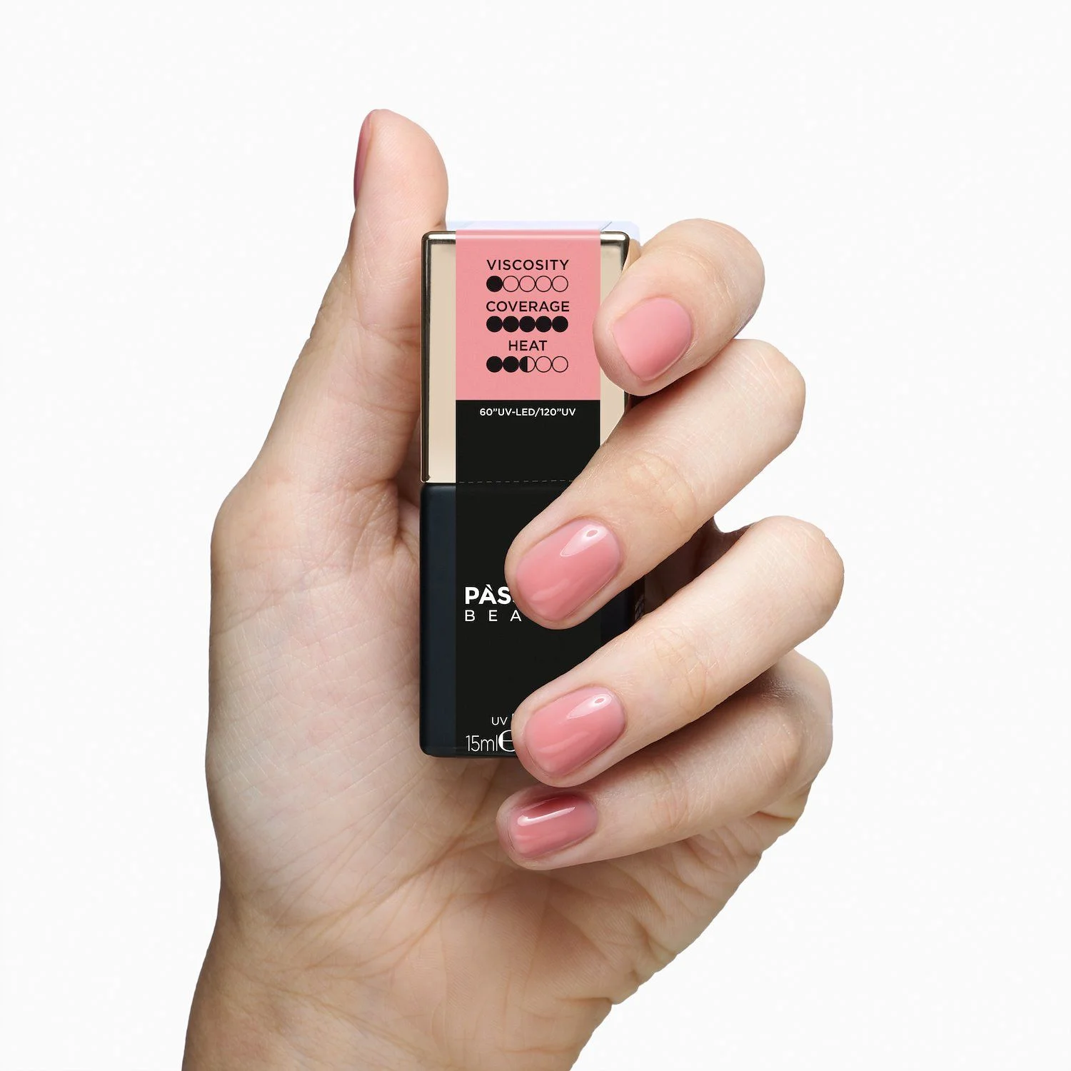 GELNIUS® Soft Apricot 15 ml - Gel constructeur 2 en 1 à faible viscosité rose pêche - détail 1