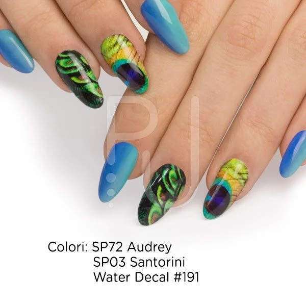 Gel Nail Polish GP72 Audrey  - Dark Aquamarine Gel Polish - detail 2