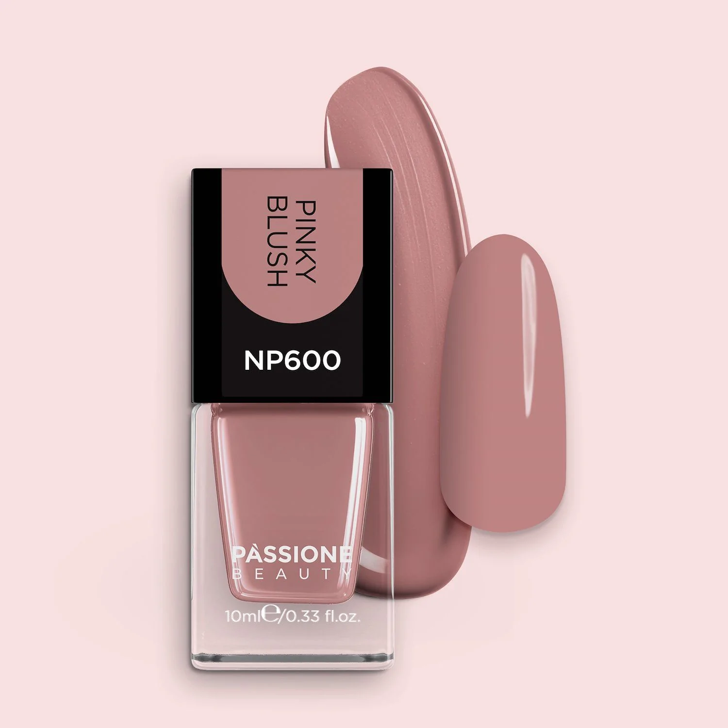 Esmalte NP600 Pinky Blush - Esmalte color rosa malva 
