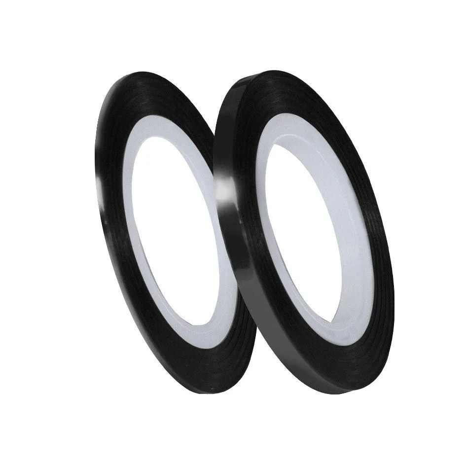 Black Adhesive Stripes - Black Adhesive Stripes for nail art - detail 1