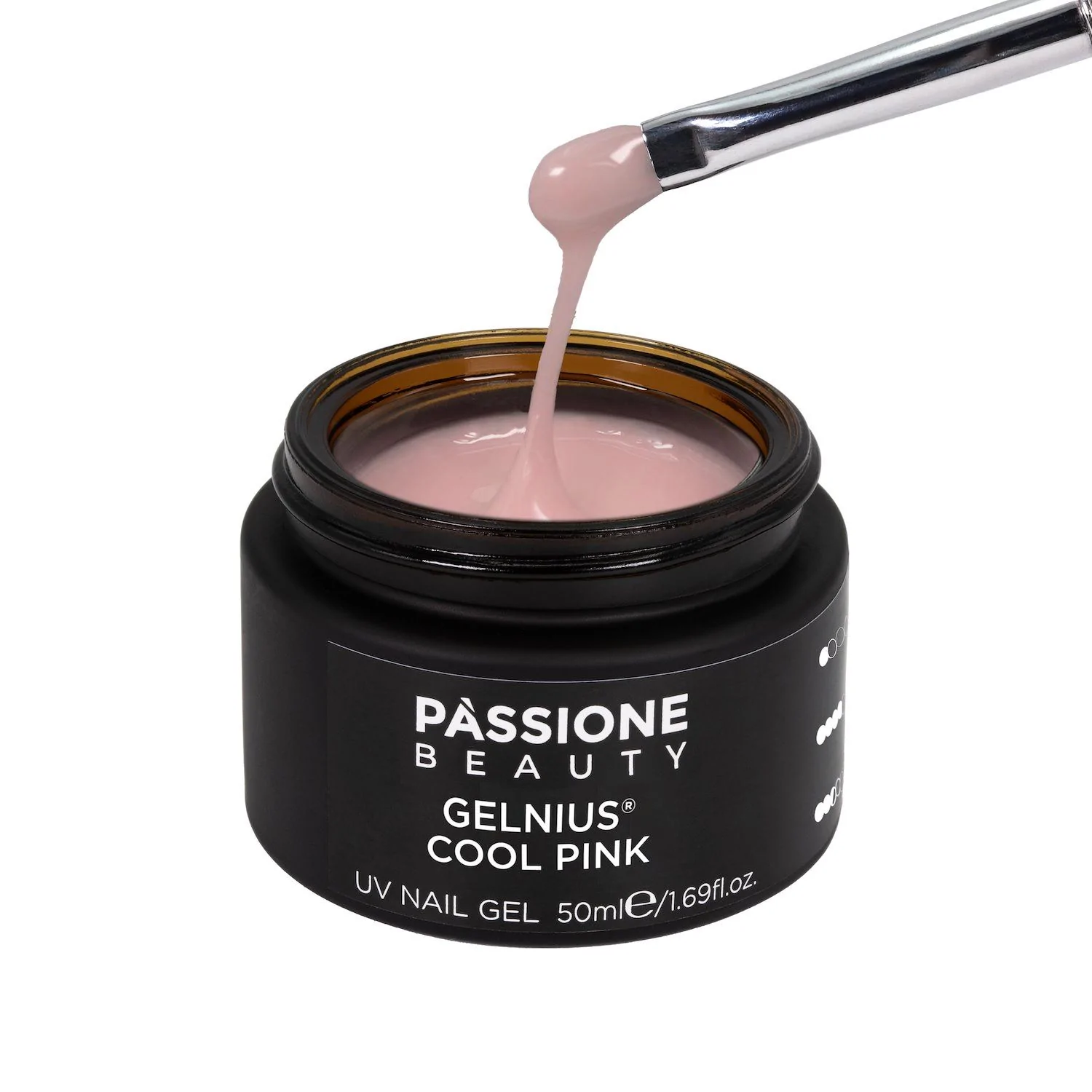 Kit GELNIUS® Pink Collection 50 ml - Coffret de gels constructeurs roses 2 en 1 - détail 4