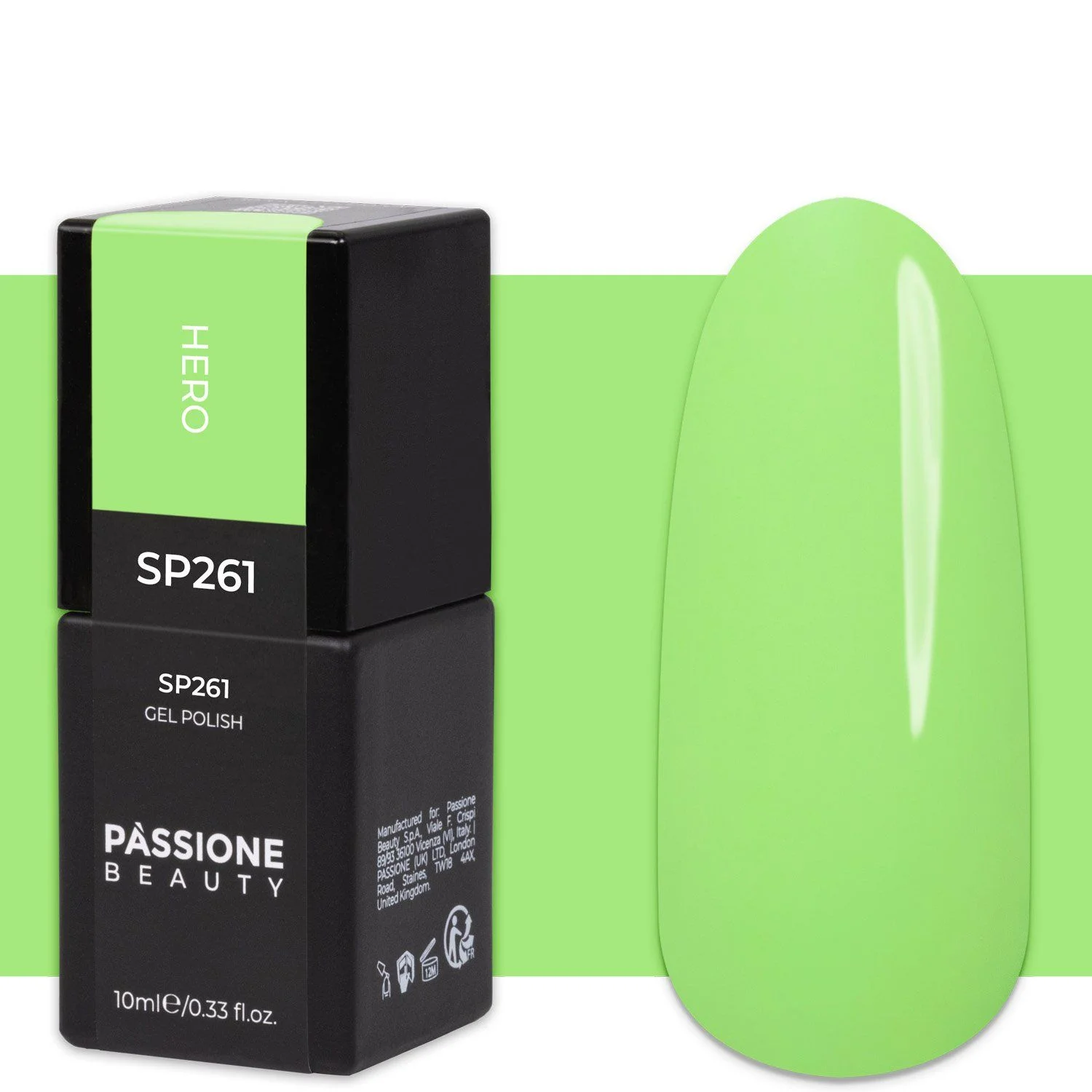 Gel Nail Polish GP261 Hero  - Pastel Apple Green Gel Polish