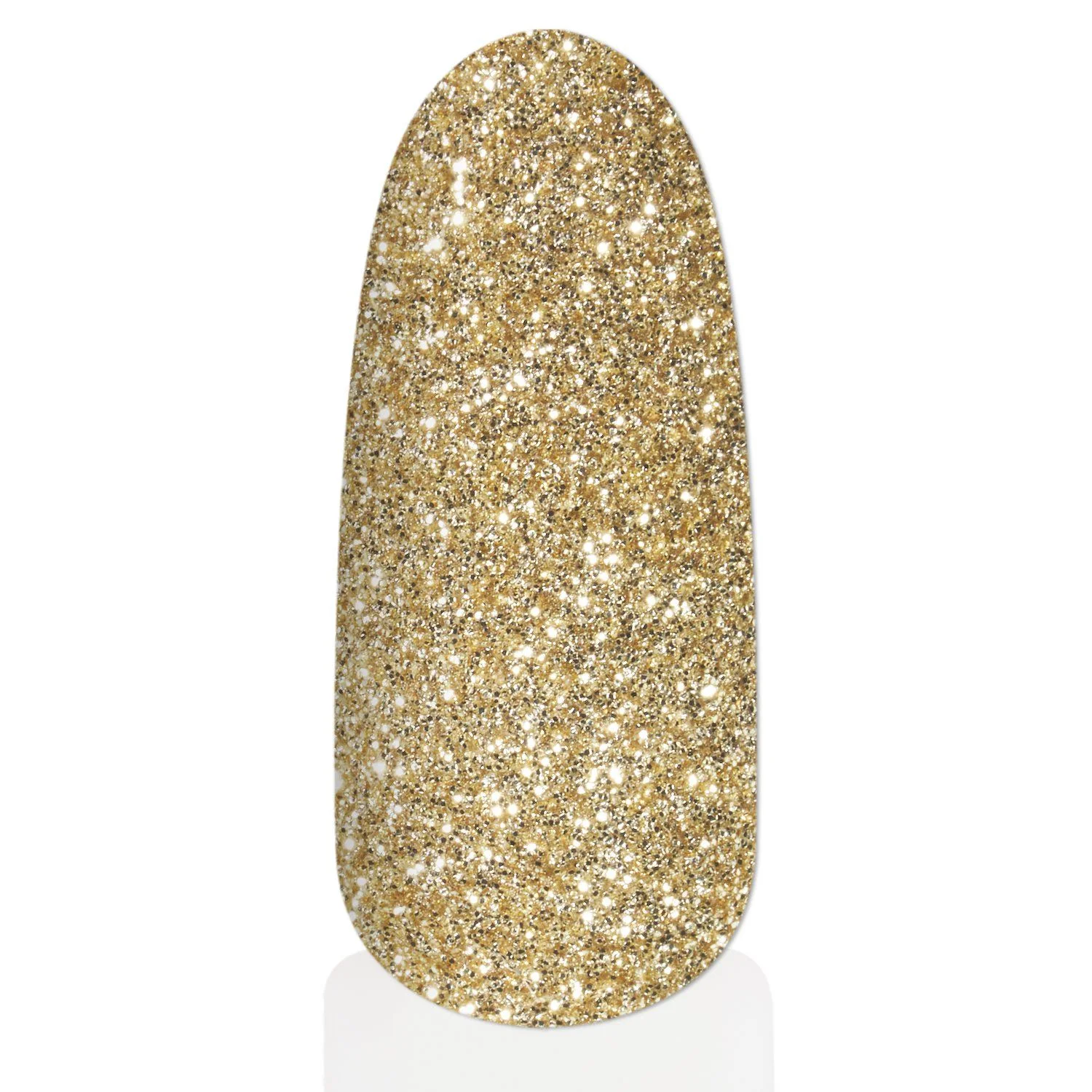 Biodegradable Gold Glitter - Biodegradable nail glitter, colour gold - detail 1