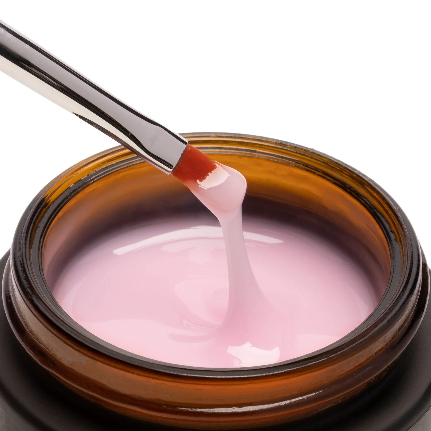 Liquid AcrilGel® Milky Pink 50 ml  - Selbstnivellierender Builder mit niedriger Viskosität, rosa-milchig - Detail 5