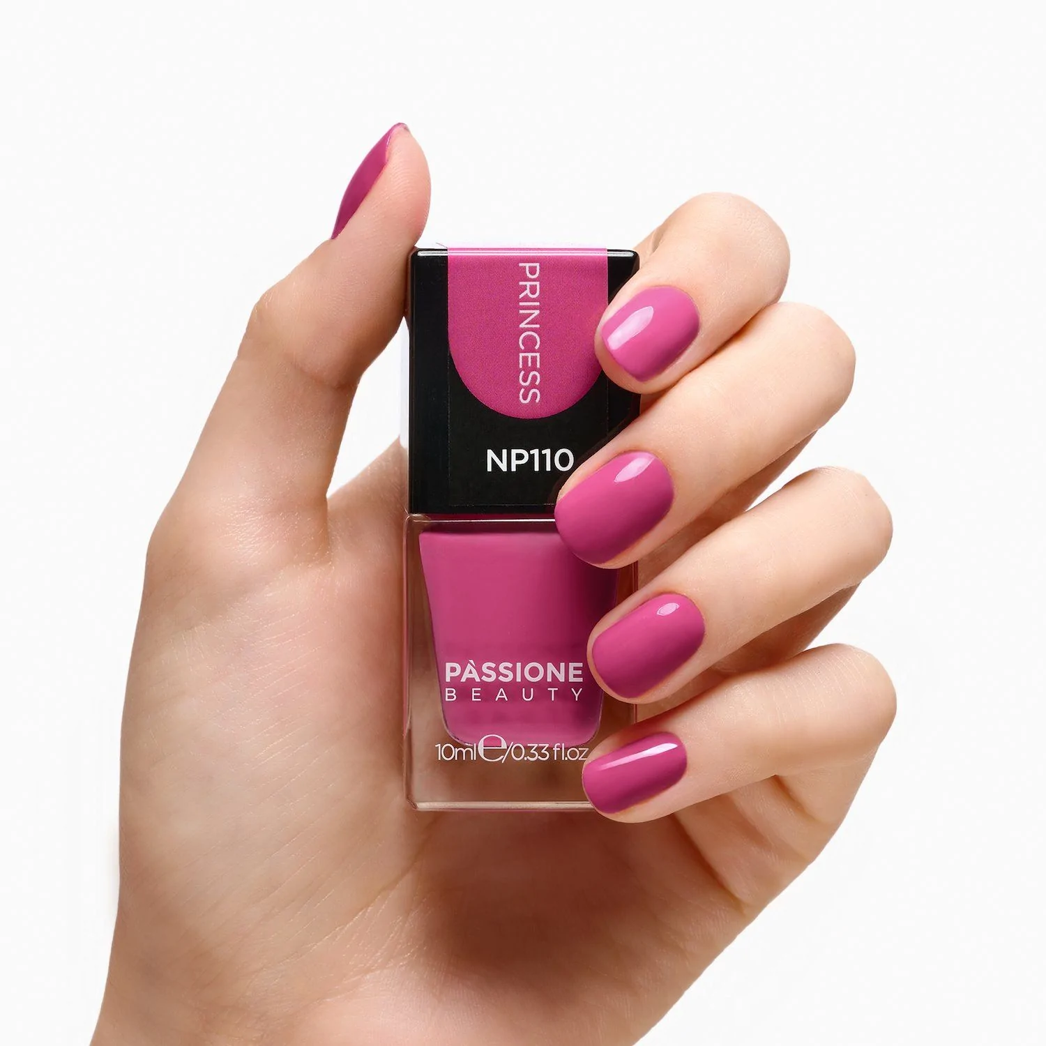 Nagellack NP110 Princess - Fuchsiafarbener Nagellack - Detail 3
