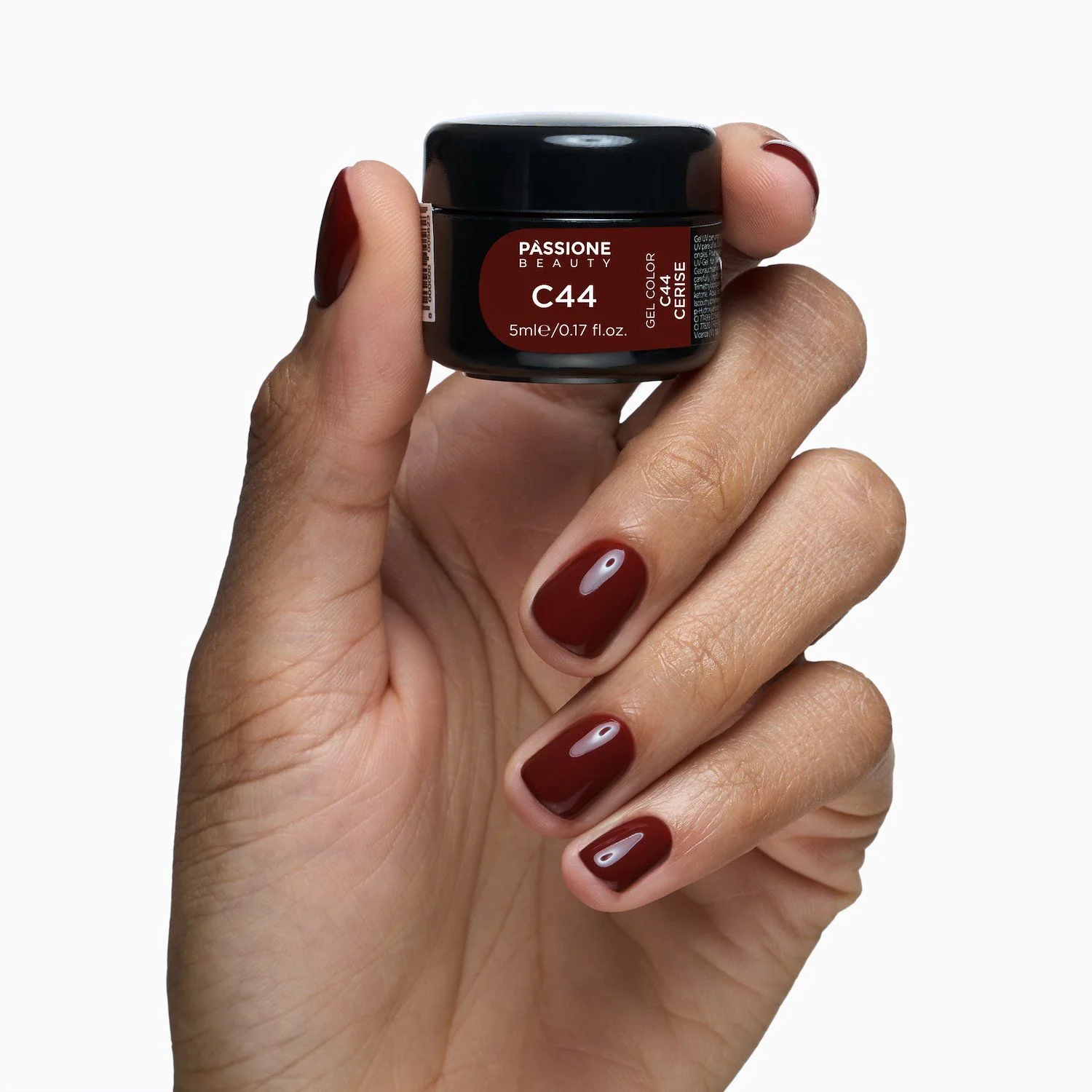 Gel Color C44 Cerise - Gel color rojo cereza-bordeos - detalle 3