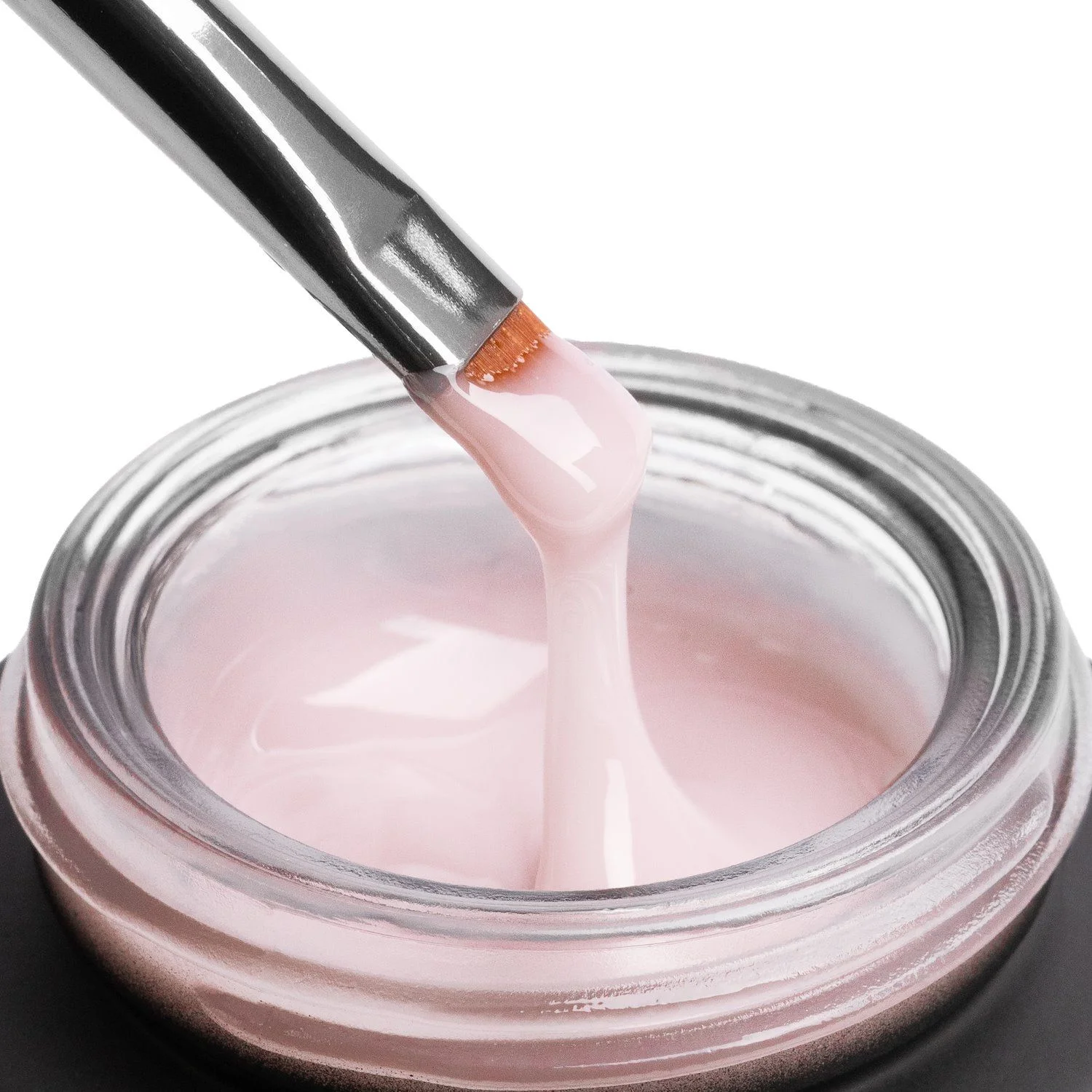GELNIUS® Milky Rose 50 ml  - Gel constructor 2-în-1 cu vâscozitate scăzută, roz spre alb - detaliu 4