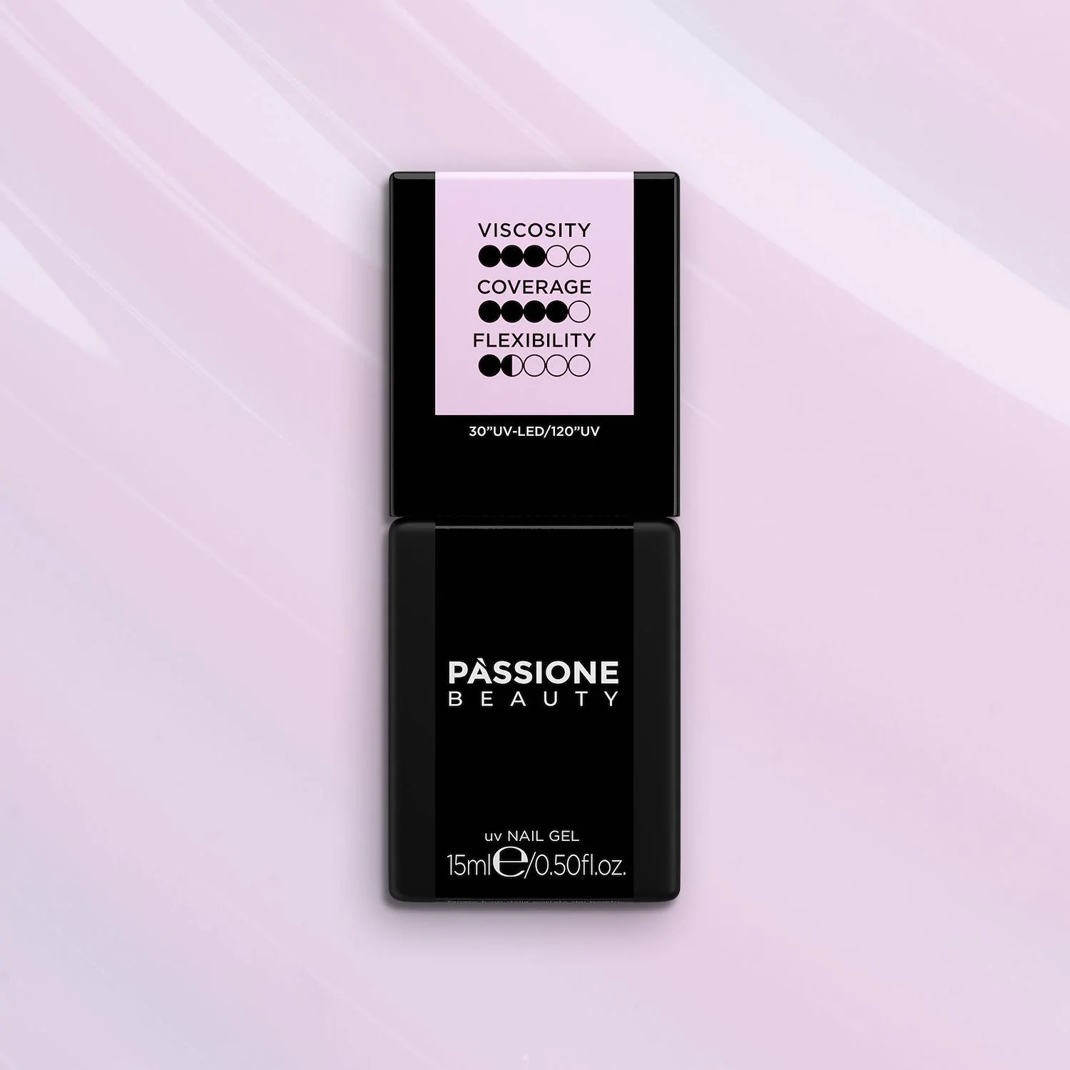 Master Fiber Base Lilac 15 ml - UV-Nagellack-Basis Flieder - Detail 3