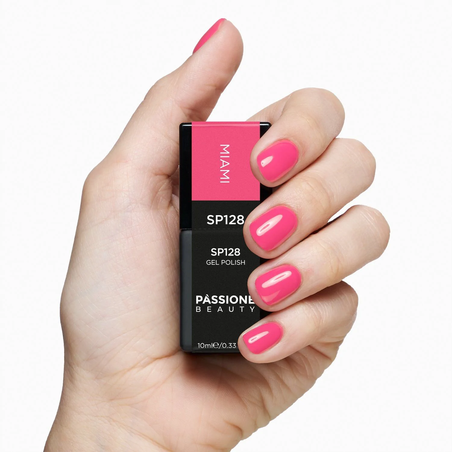 Gel Nail Polish GP128 Miami  - Barbie Pink Gel Polish - detail 3