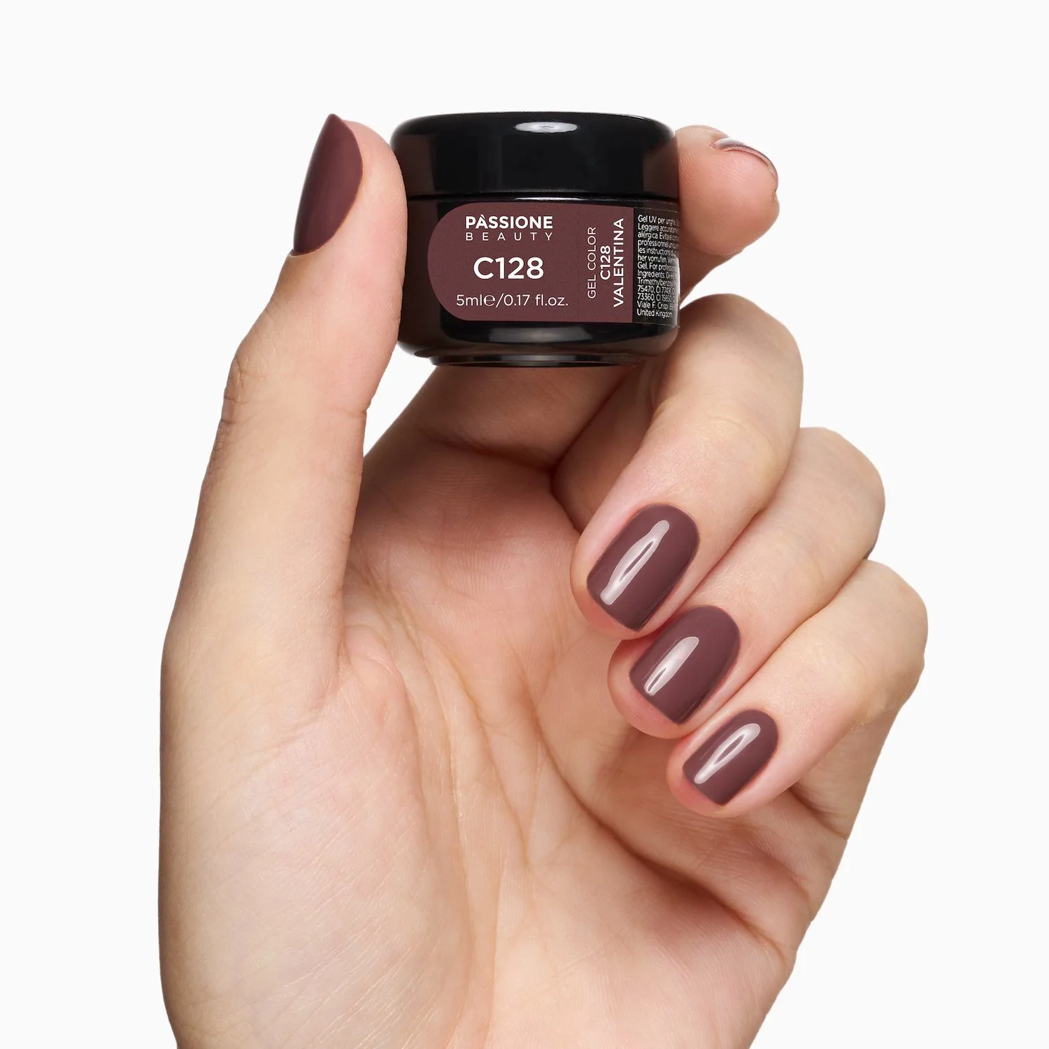 Gel Color C128 Valentina - Gel color malva scuro - dettaglio 3