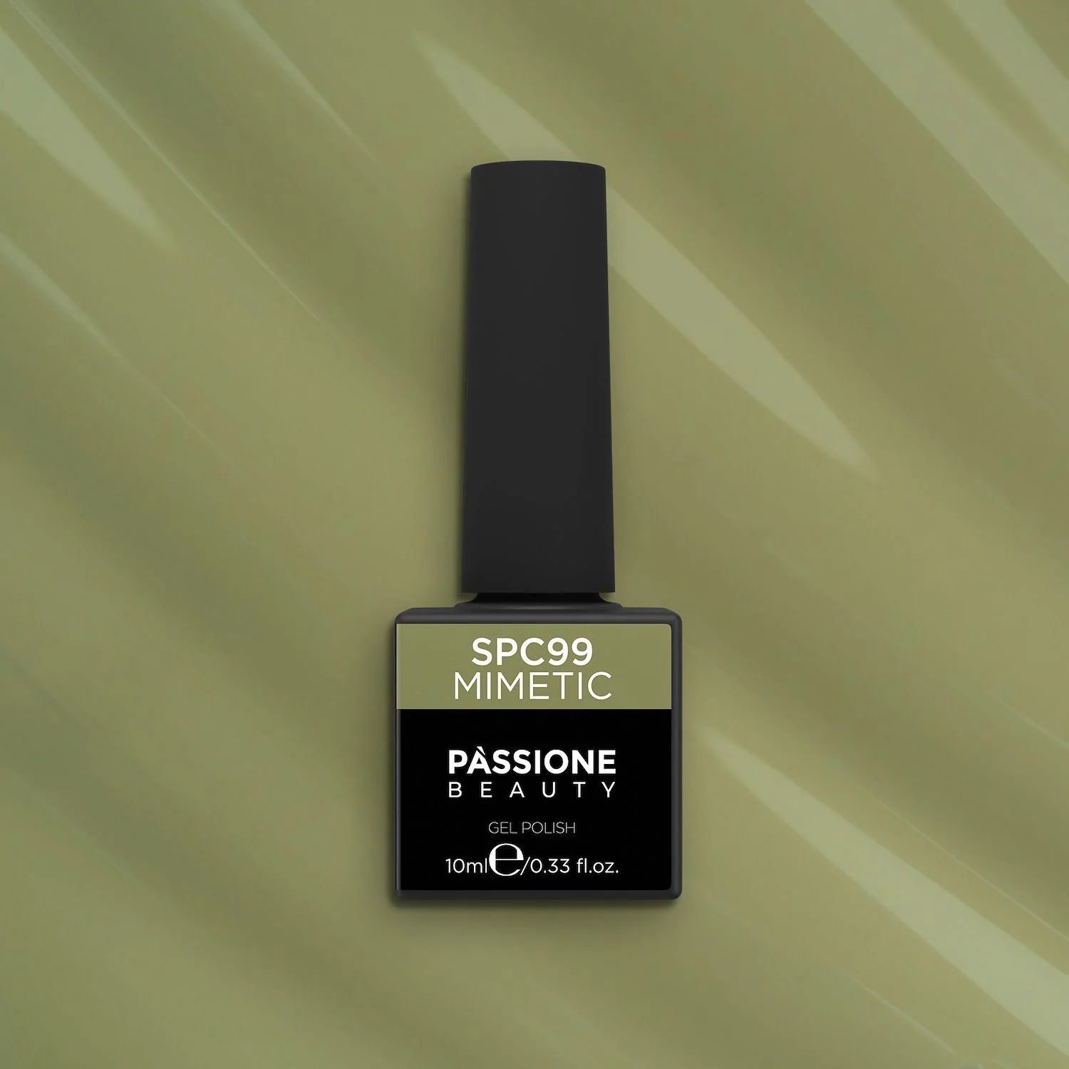 UV Nagellack SNC99 Mimetic - UV Nagellack in Olivgrün - Detail 2