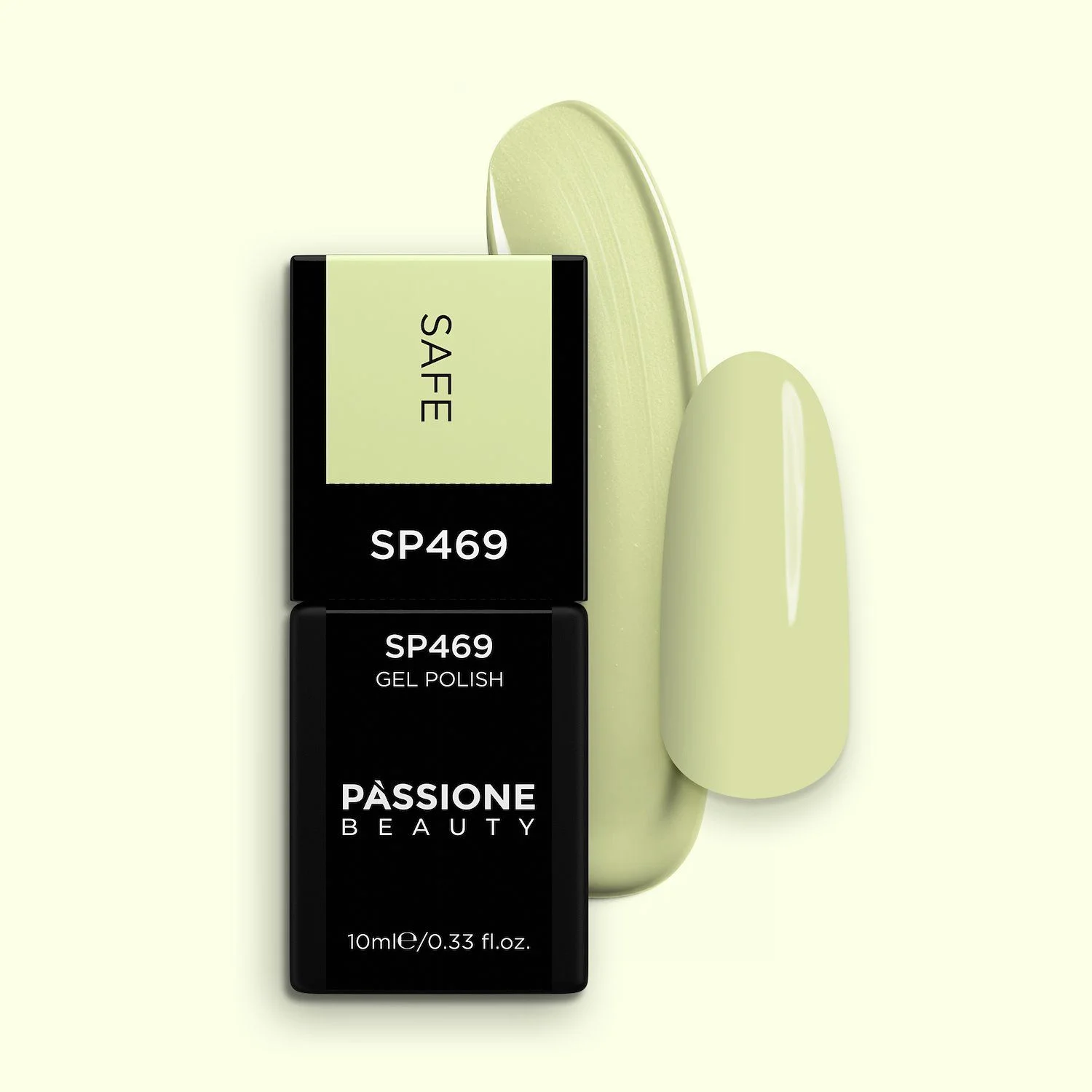 Gel Nail Polish GP469 Safe - Kiwi Green Gel Polish 