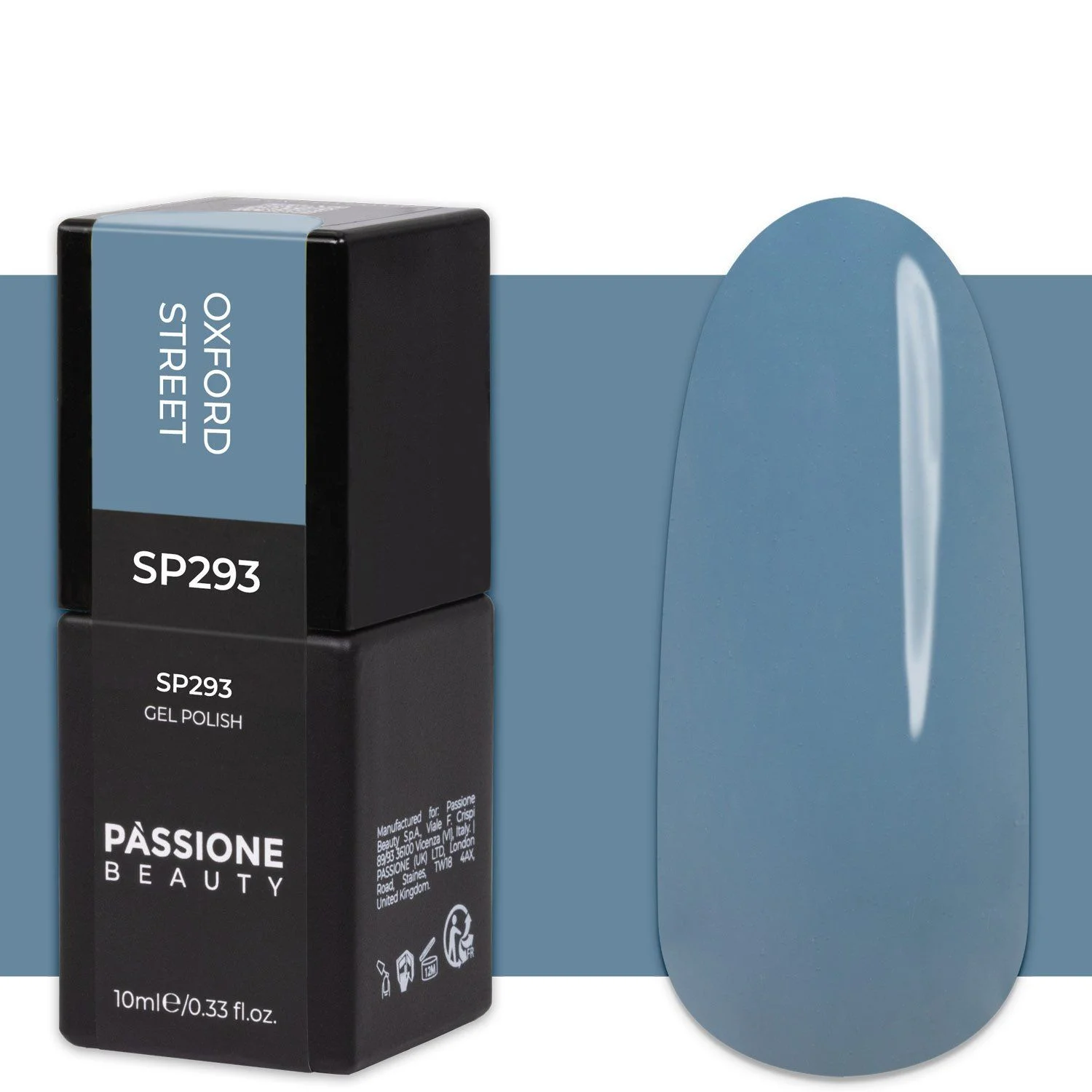 Gel Nail Polish SP293 Oxford Street - Cerulean blue gel polish