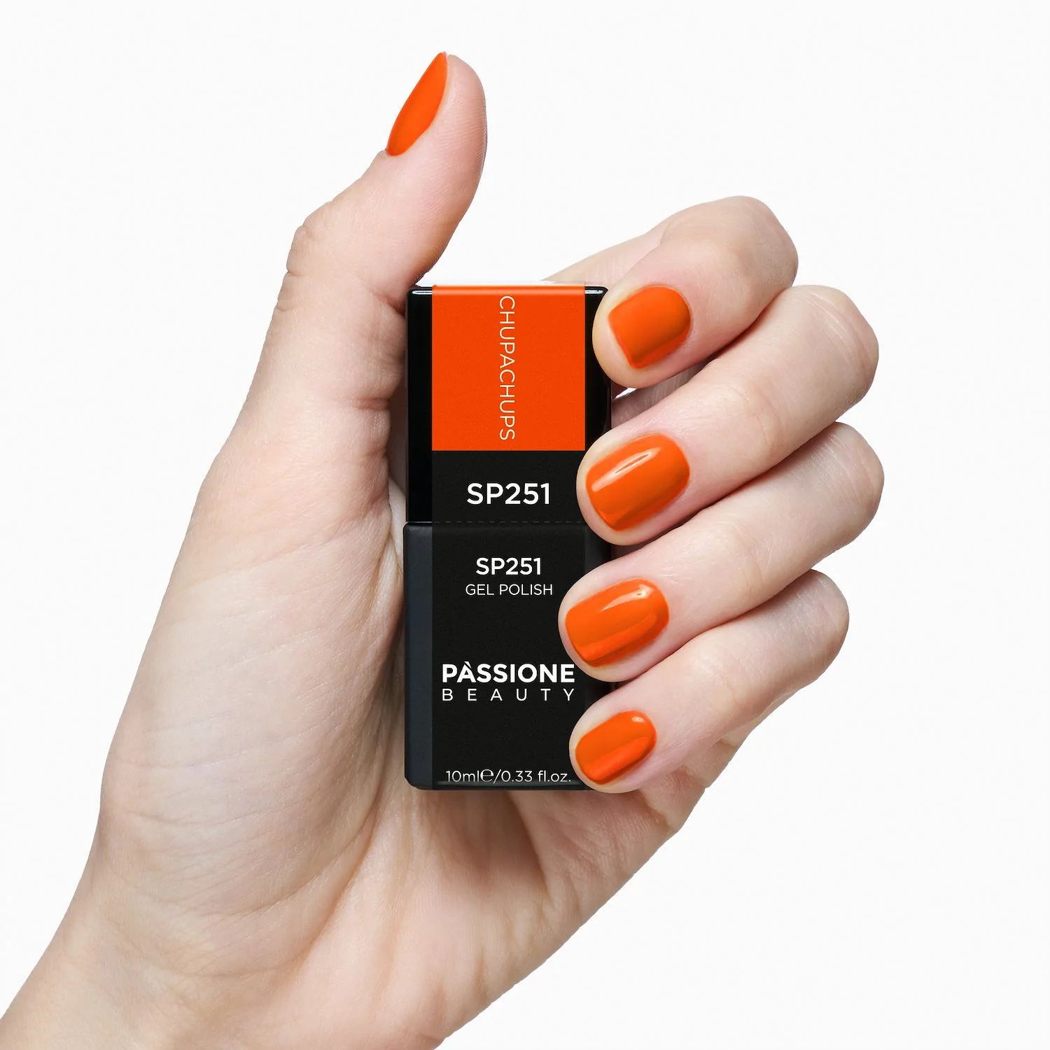 Esmalte Semipermanente EP251 Chupachups - Esmalte semipermanente color naranja chocante  - detalle 3